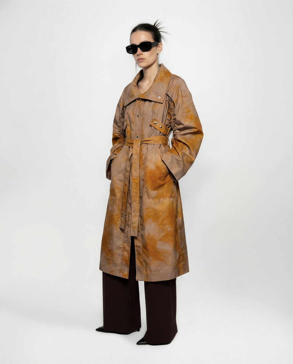 SINQ TRENCH COAT - COPPER GREY
