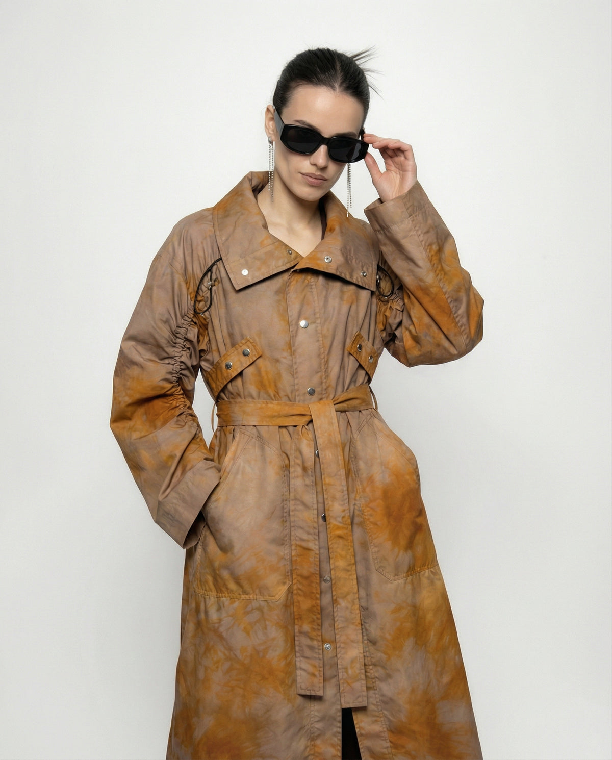 SINQ TRENCH COAT - COPPER GREY