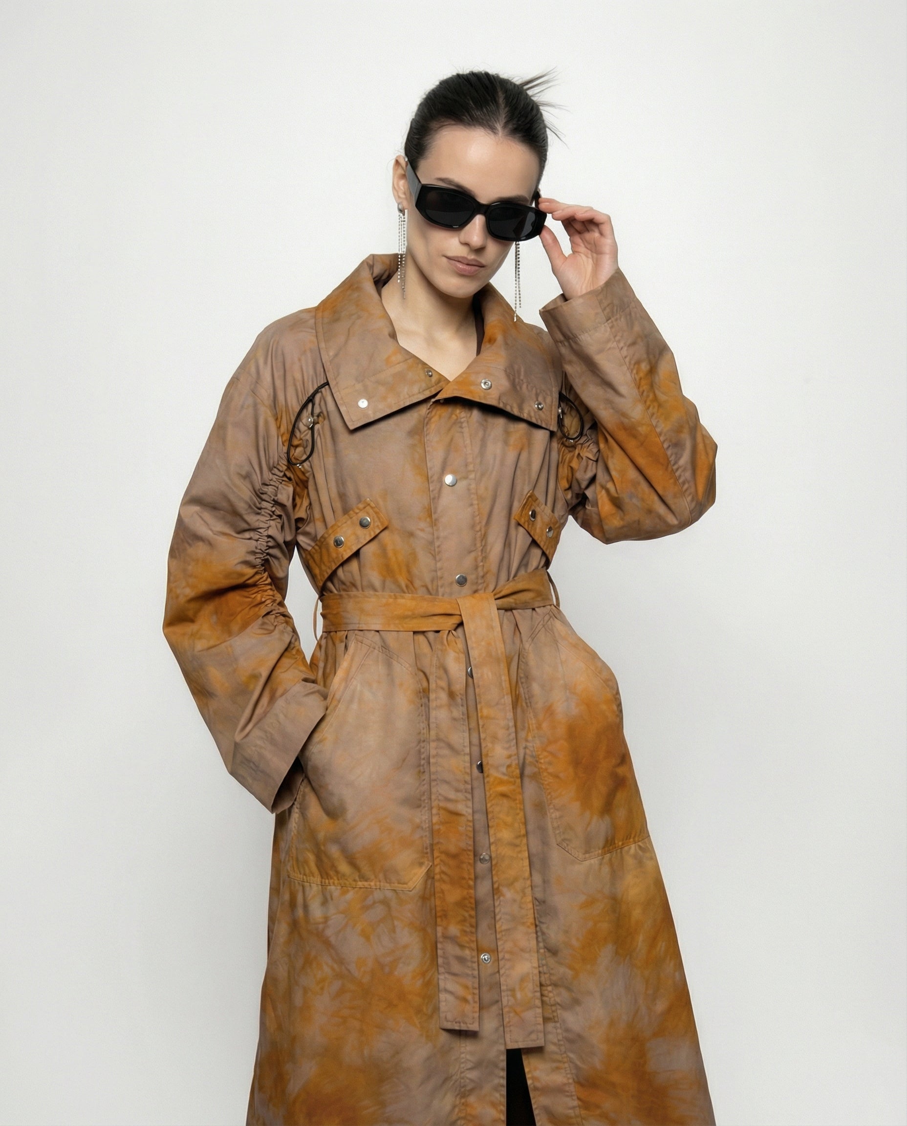 SINQ TRENCH COAT - COPPER GREY