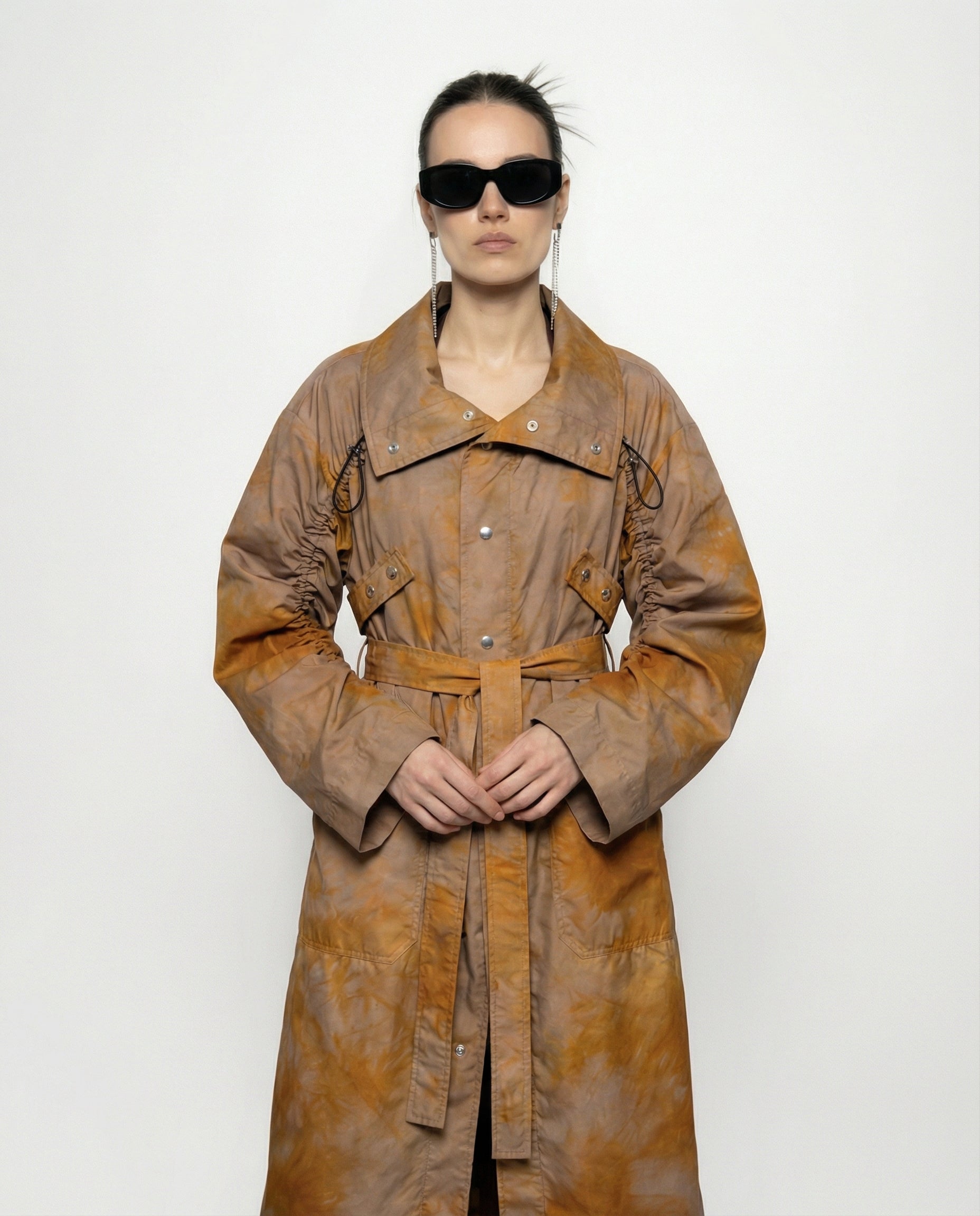SINQ TRENCH COAT - COPPER GREY