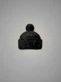 MUSHY POM HAT - BLACK