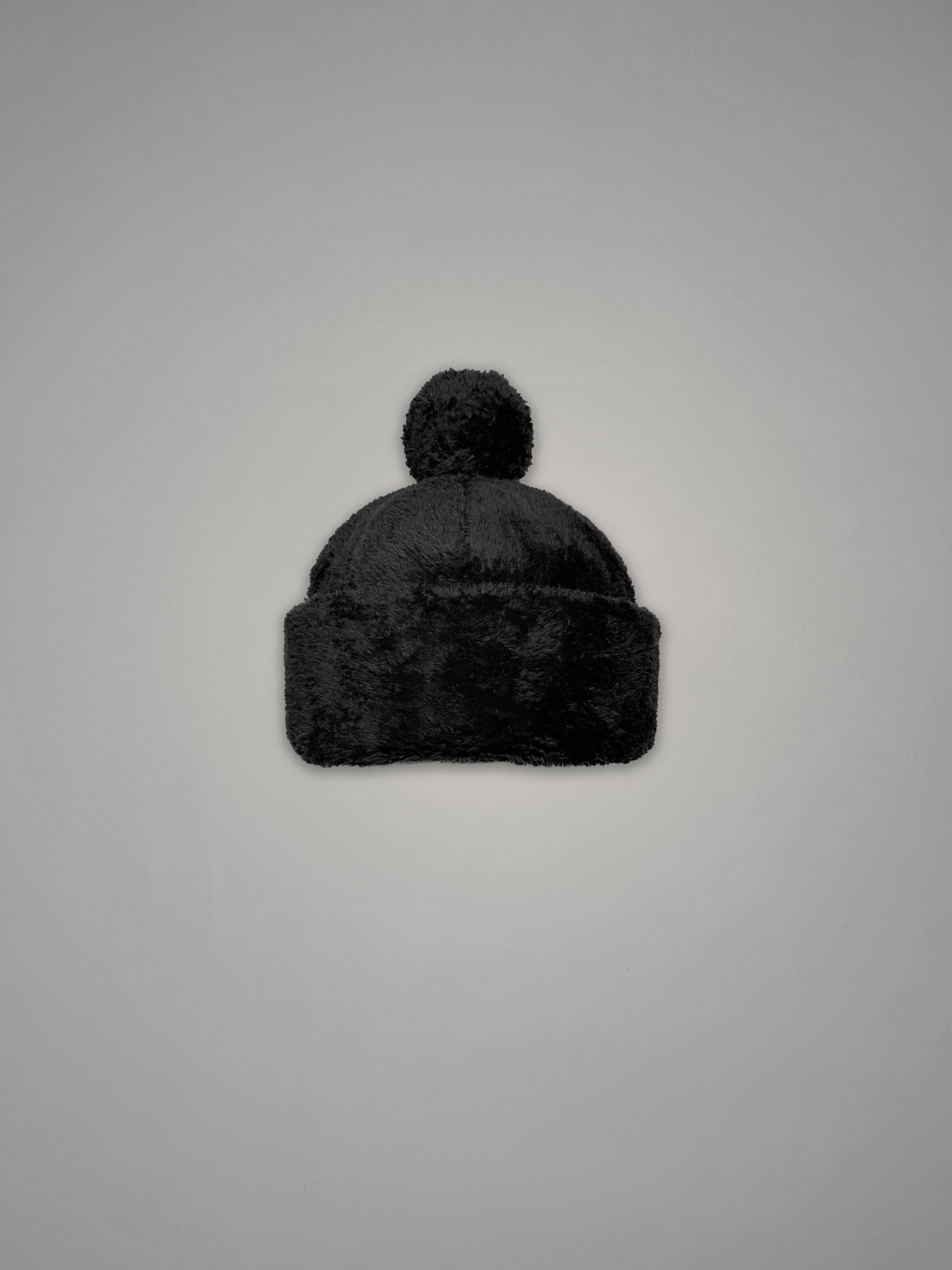 MUSHY POM HAT - BLACK