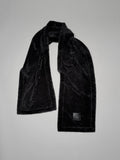 MUSHY FLEECE SCARF - BLACK