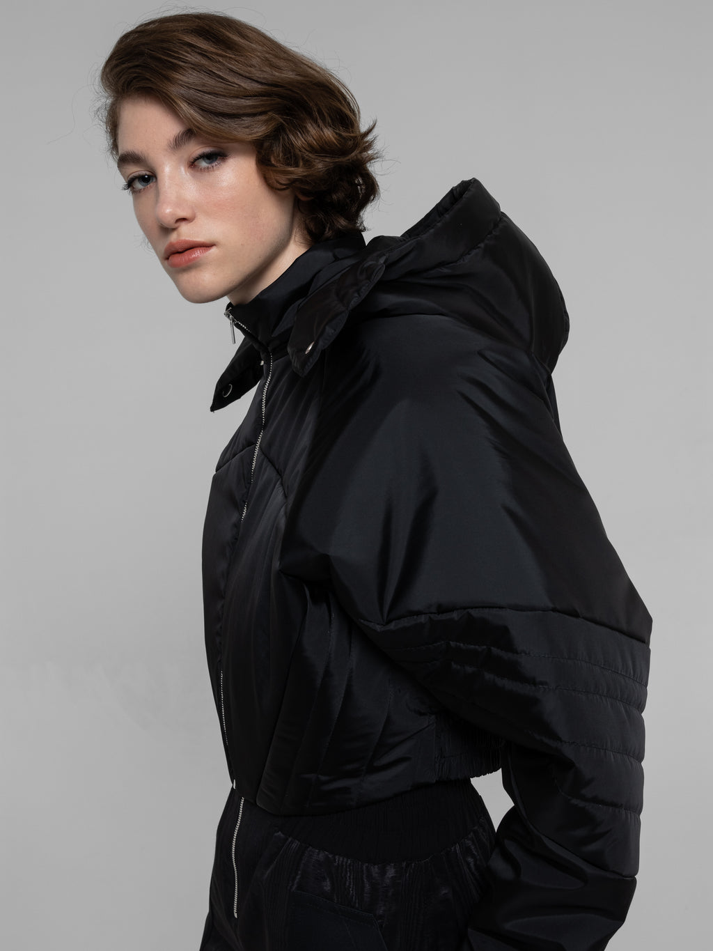 ALLIE PADDED JACKET - BLACK