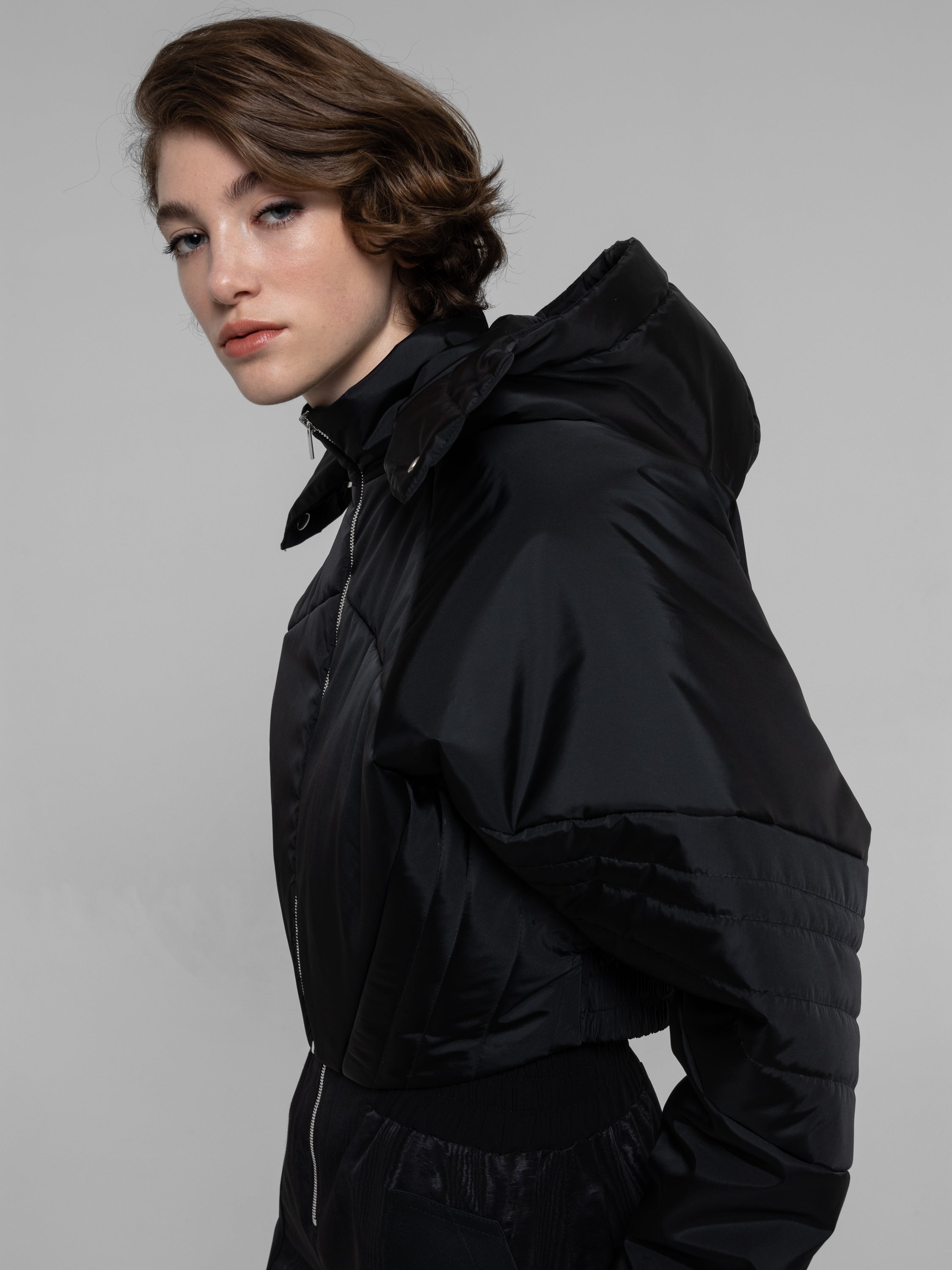 ALLIE PADDED JACKET - BLACK