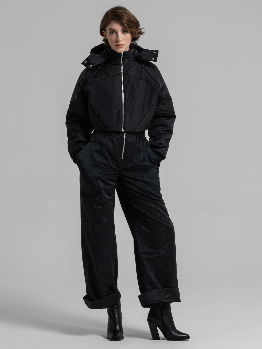 ALLIE PADDED JACKET - BLACK