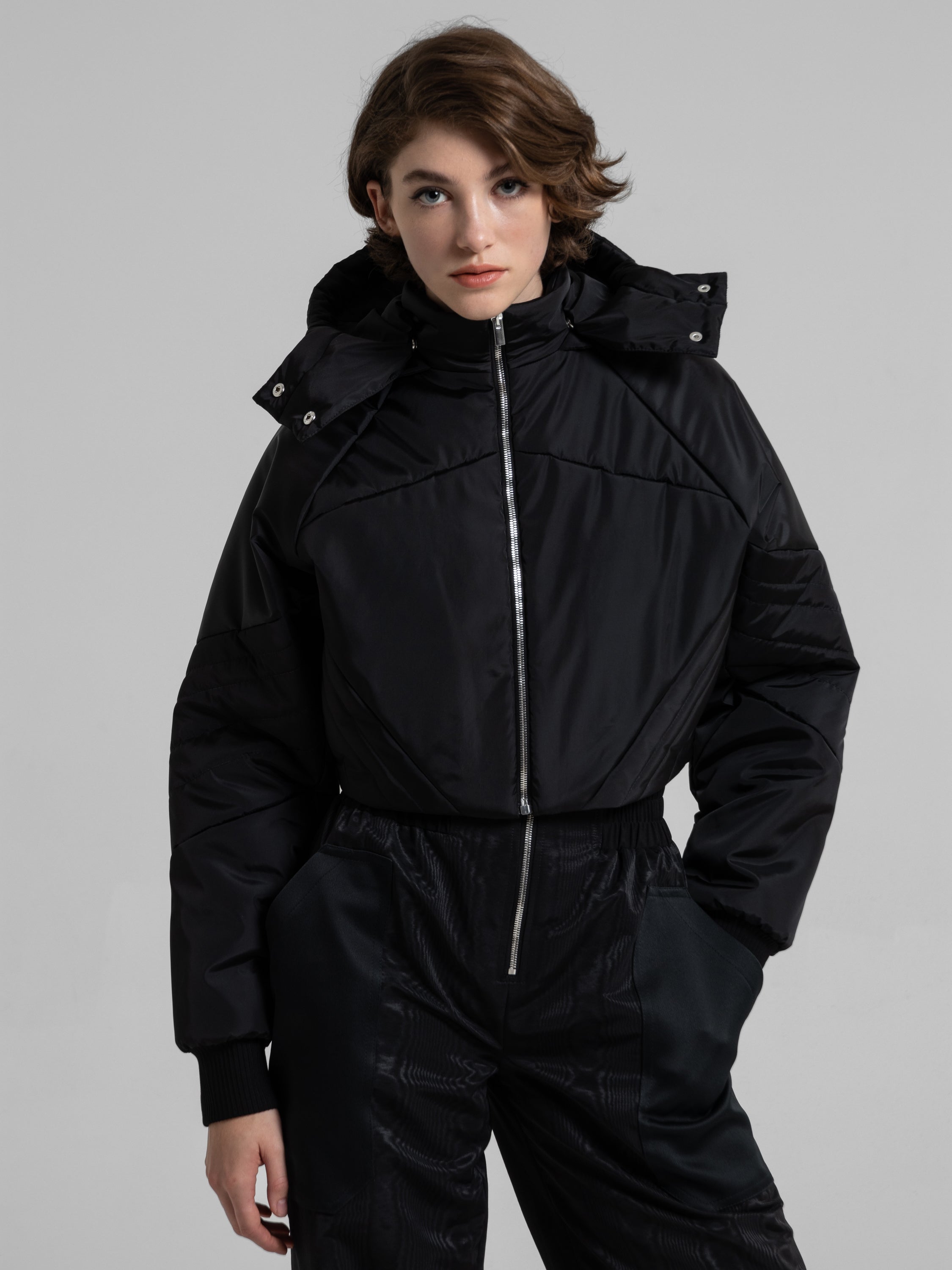 ALLIE PADDED JACKET - BLACK