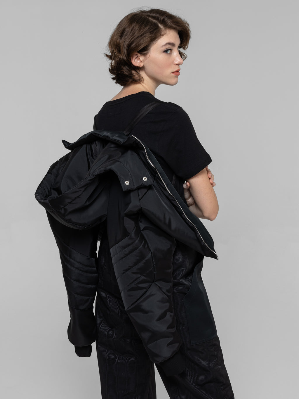 ALLIE PADDED JACKET - BLACK