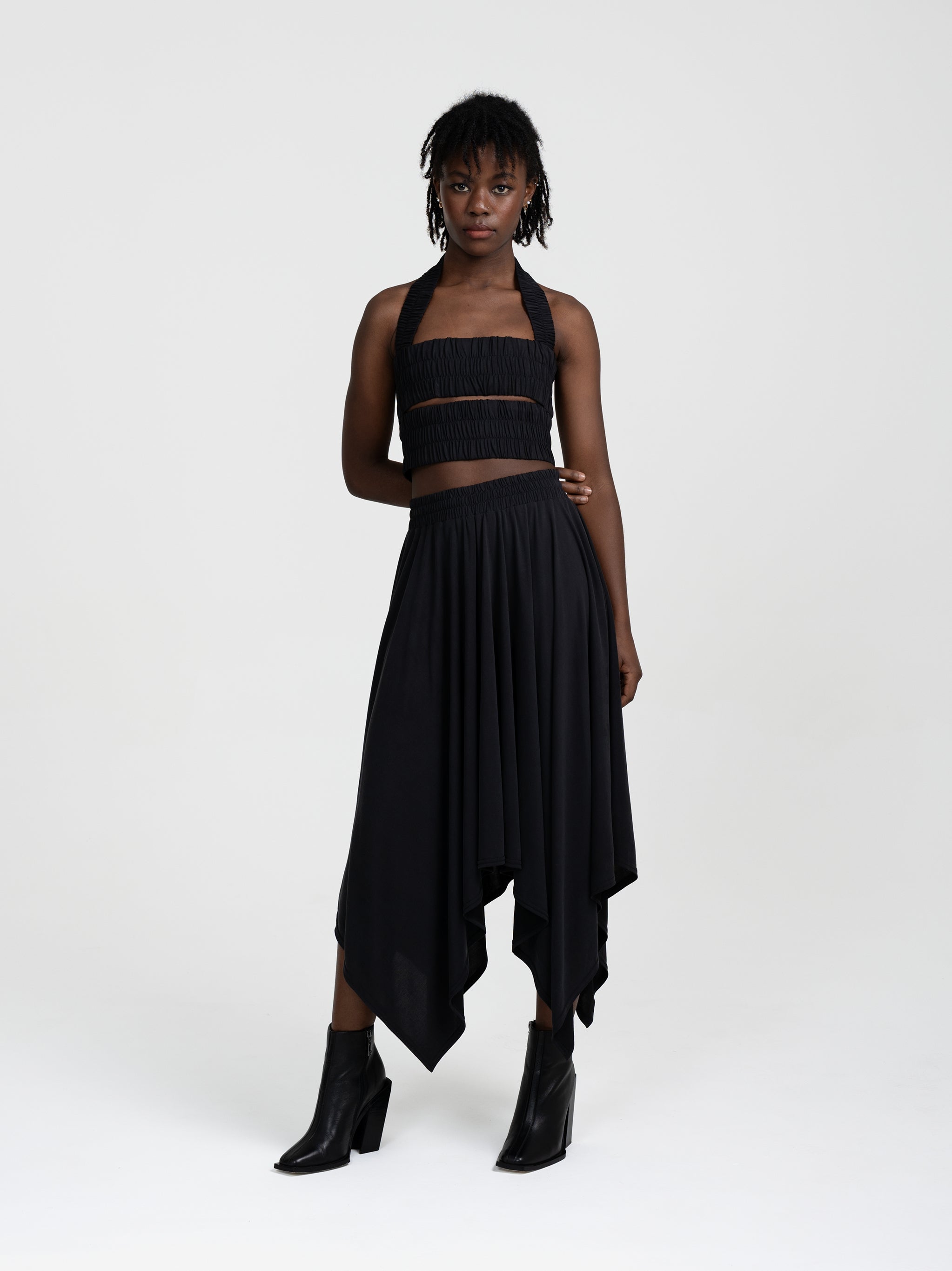 BAND TOP - ANTHRACITE