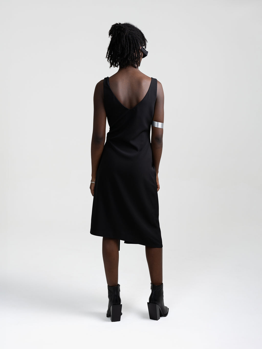 SID WRAP DRESS - BLACK