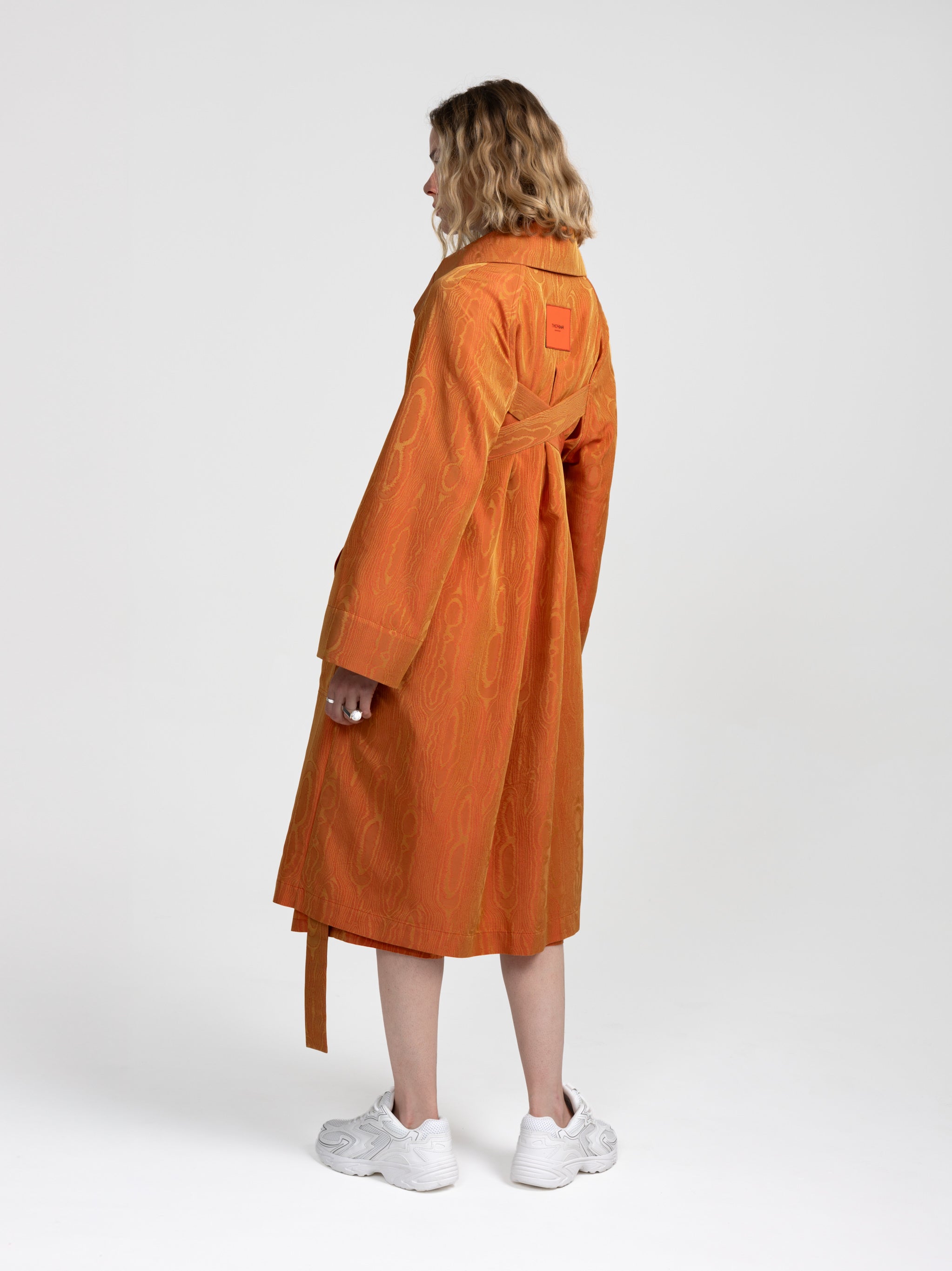 ORION TRENCH COAT - ORANGE
