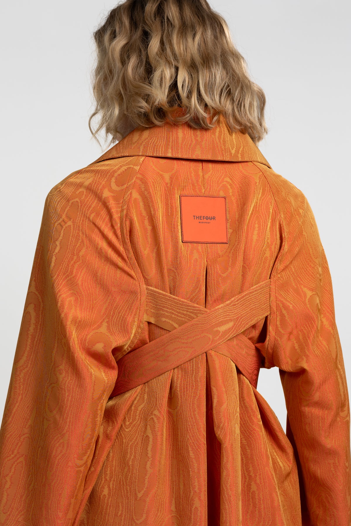 ORION TRENCH COAT - ORANGE