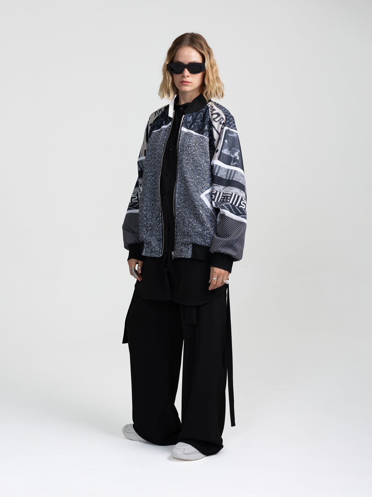 REP ALFA JACKET - BLACK + WHITE