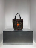 AIDA TOTE BAG - METALLIC MOSS GREEN
