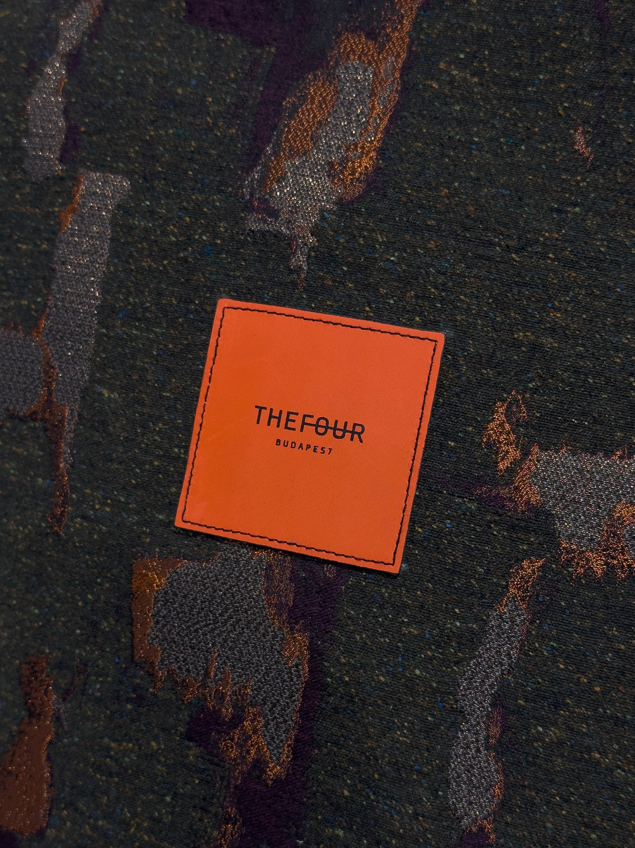 AIDA TOTE BAG - METALLIC MOSS GREEN