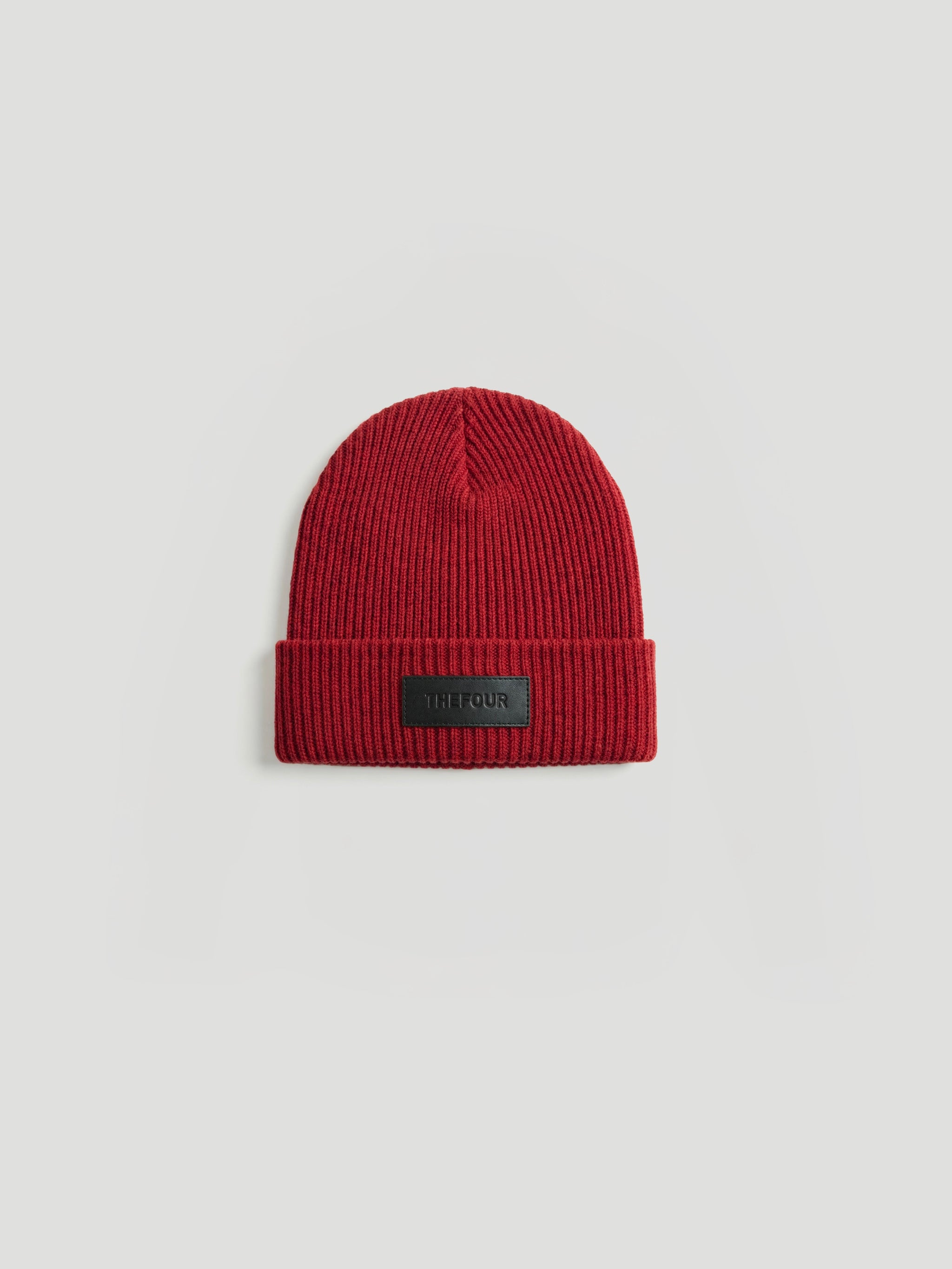 BASE BEANIE - FIREBRICK BLACK