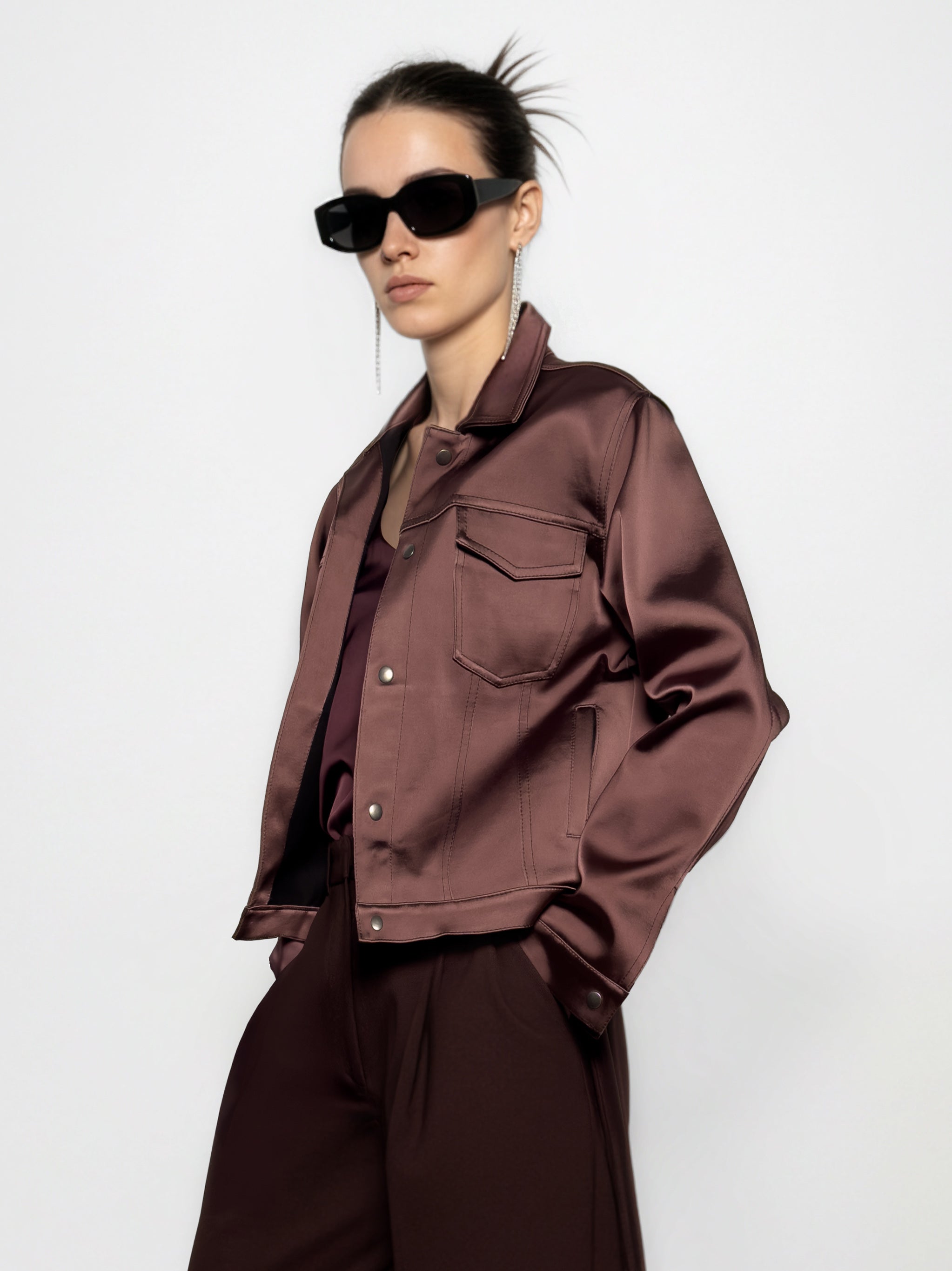 DIEM JACKET - LIGHT BORDEAUX