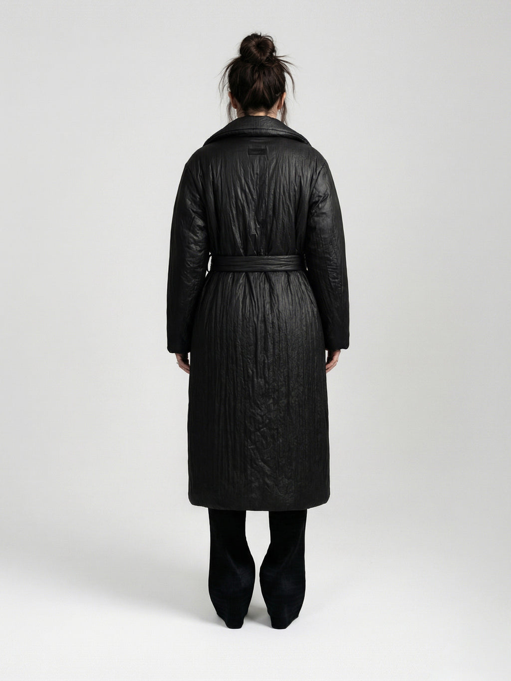 GALE PUFFER COAT - BLACK