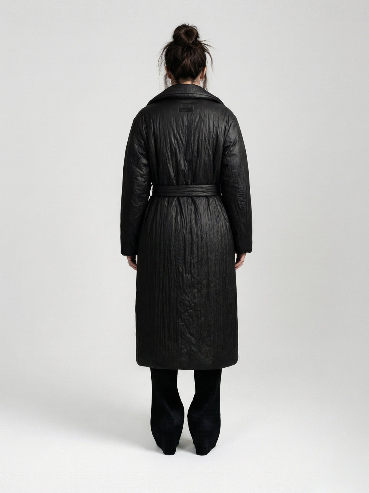 GALE PUFFER COAT - BLACK