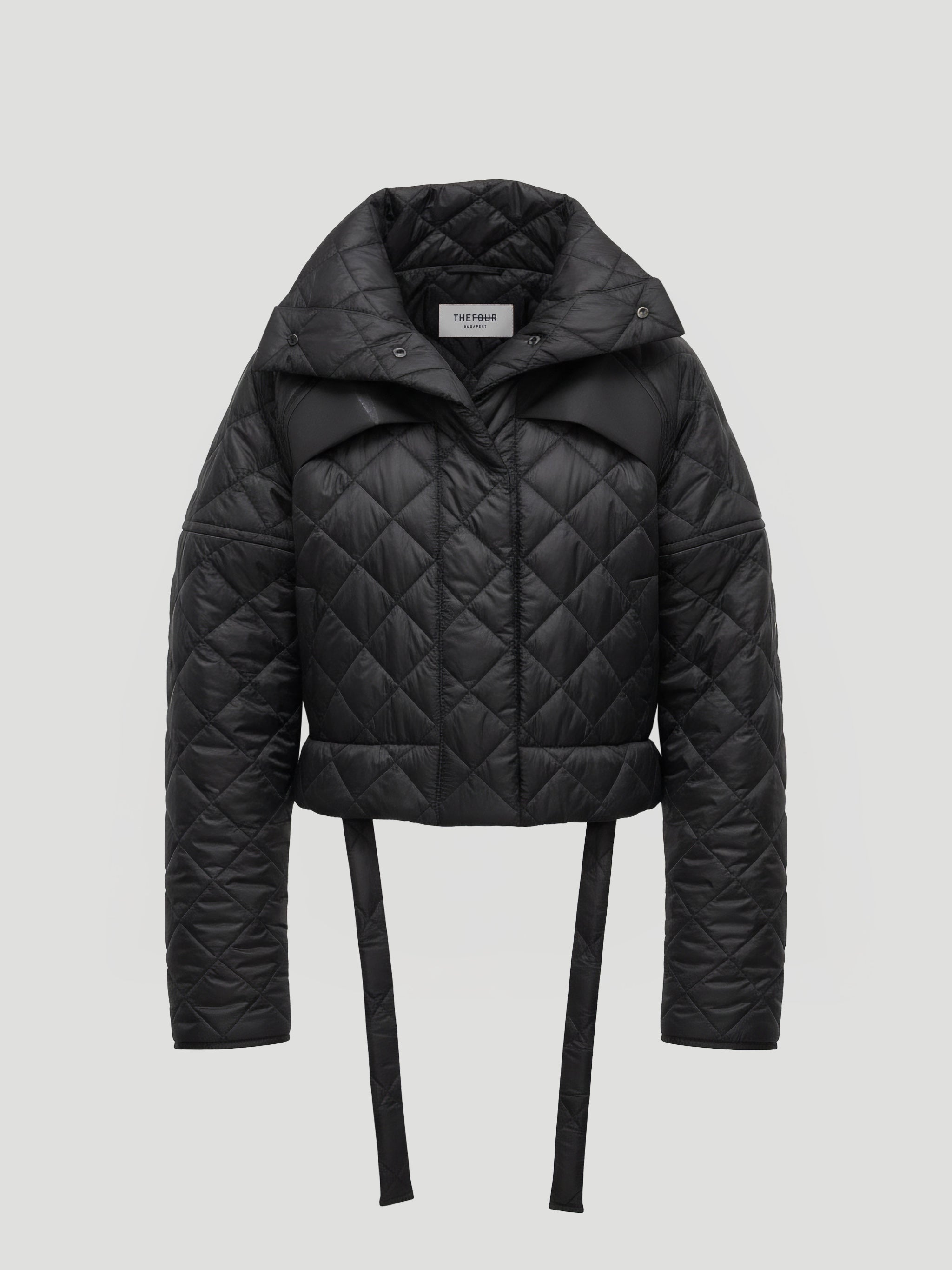 GIRA QUILTED JACKET - BLACK