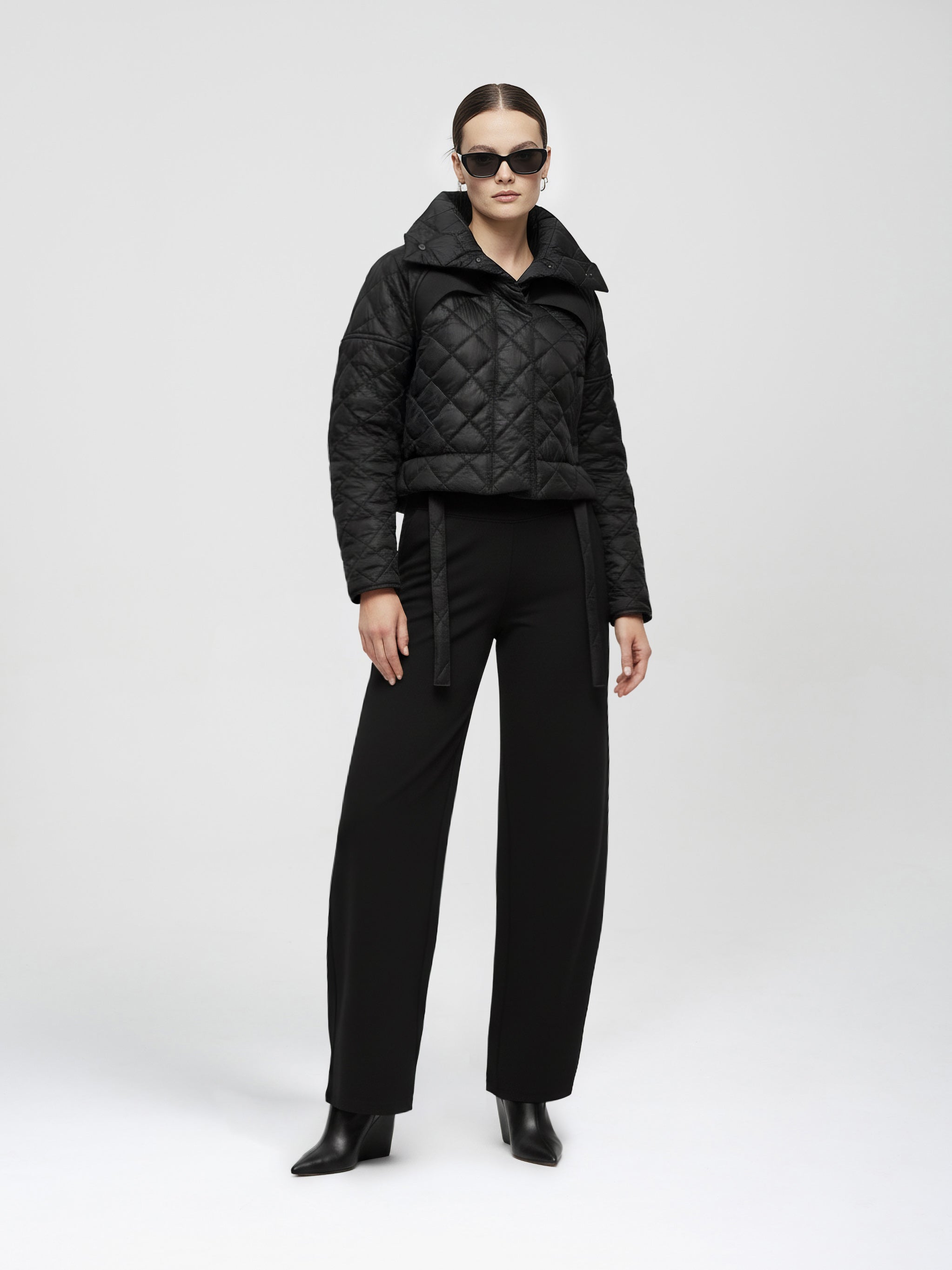 GIRA QUILTED JACKET - BLACK