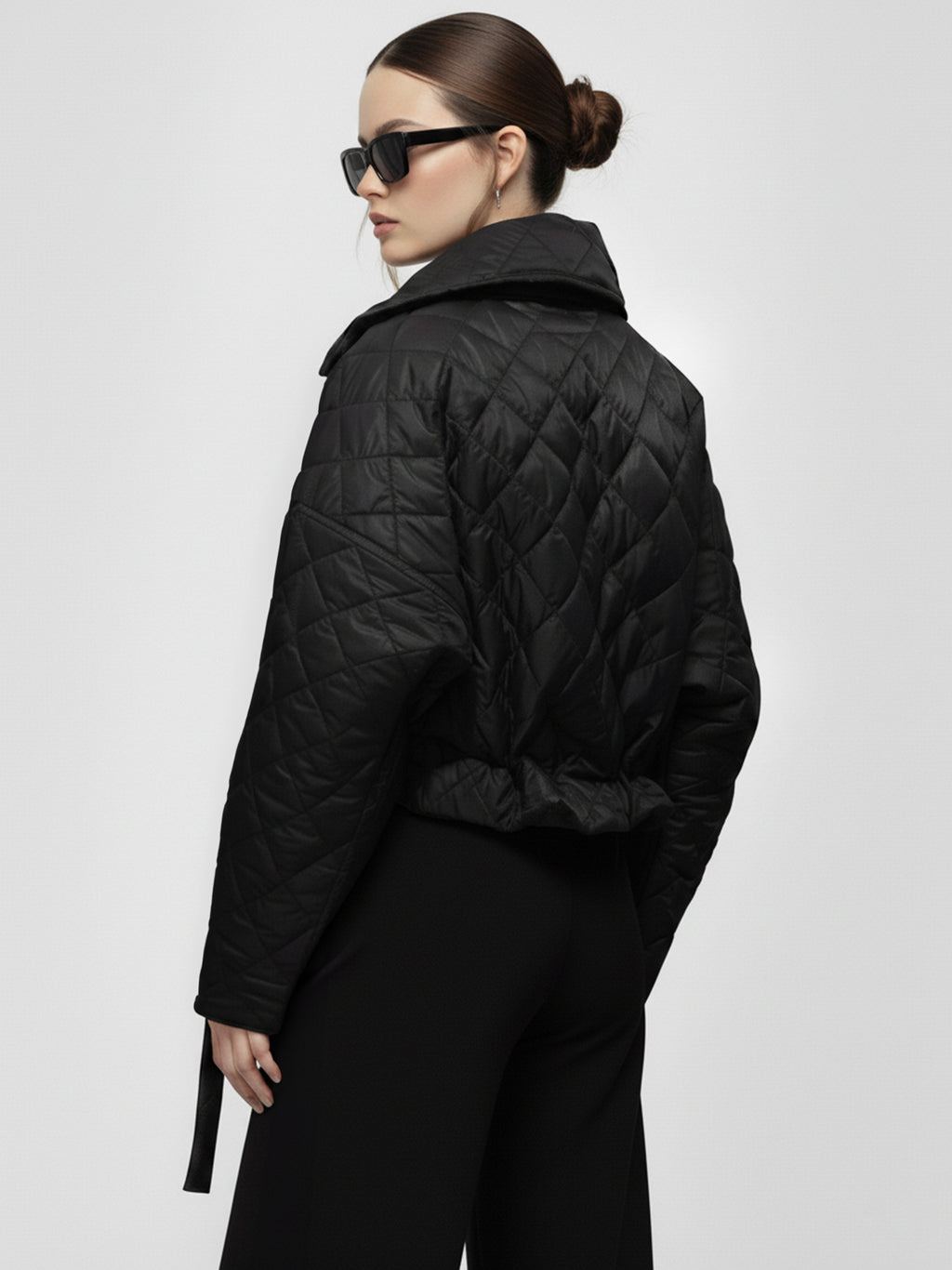 GIRA QUILTED JACKET - BLACK