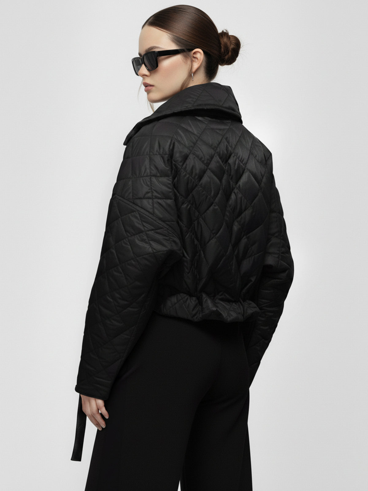 GIRA QUILTED JACKET - BLACK