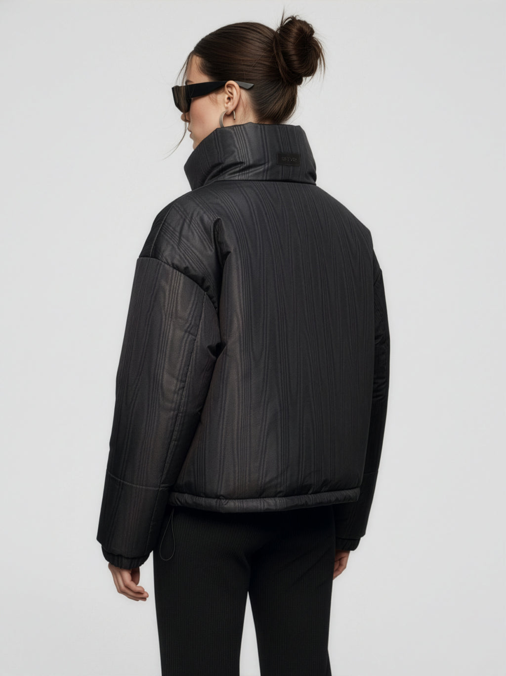 LOWA PUFFER JACKET - BLACK MOIRE
