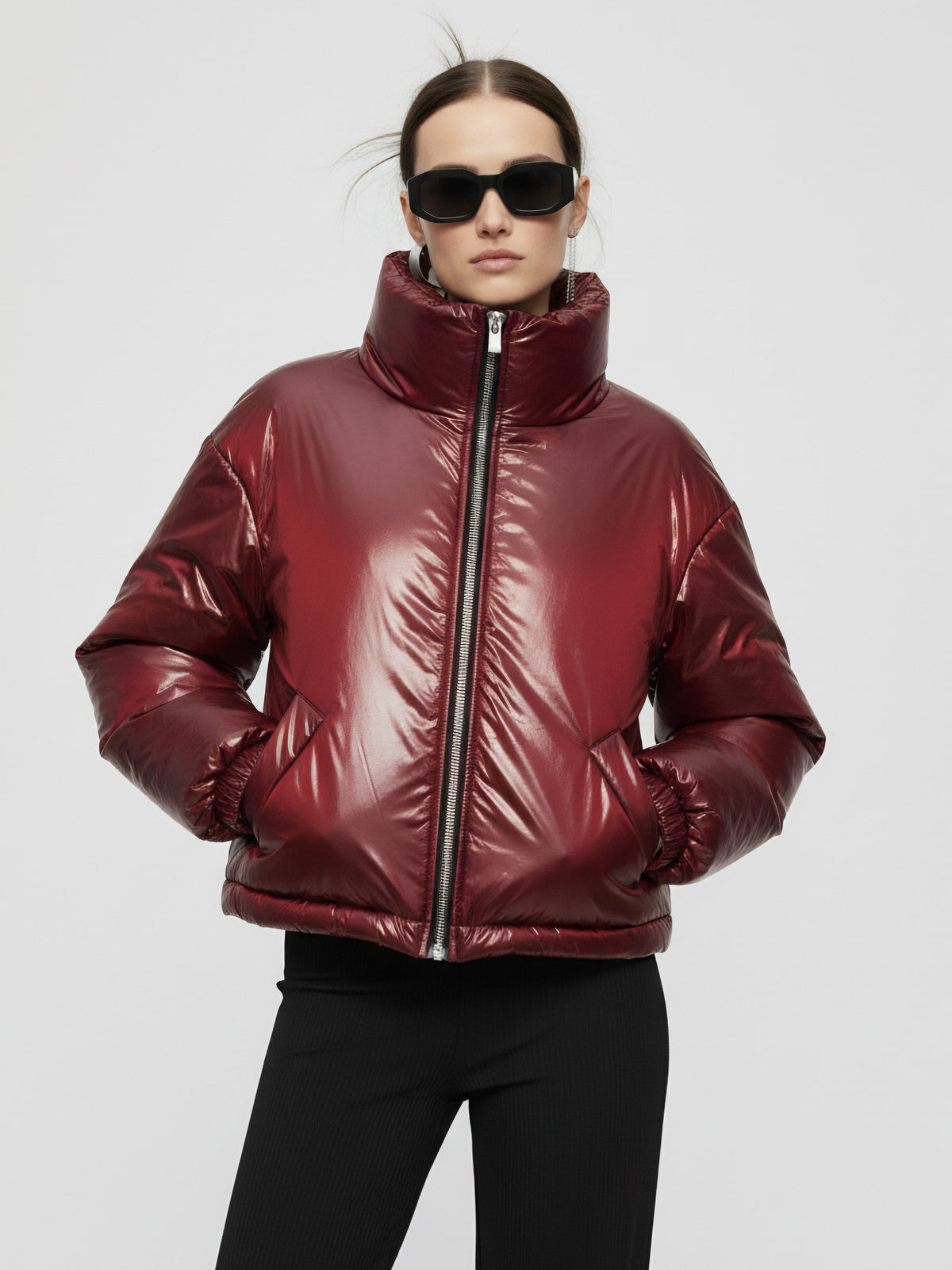 LOWA PUFFER JACKET - BURGUNDY