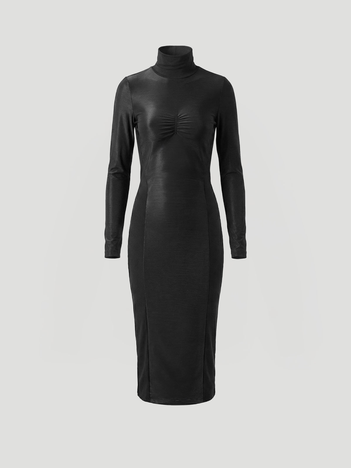 SISKIN MIDI DRESS - NOIRE BLACK