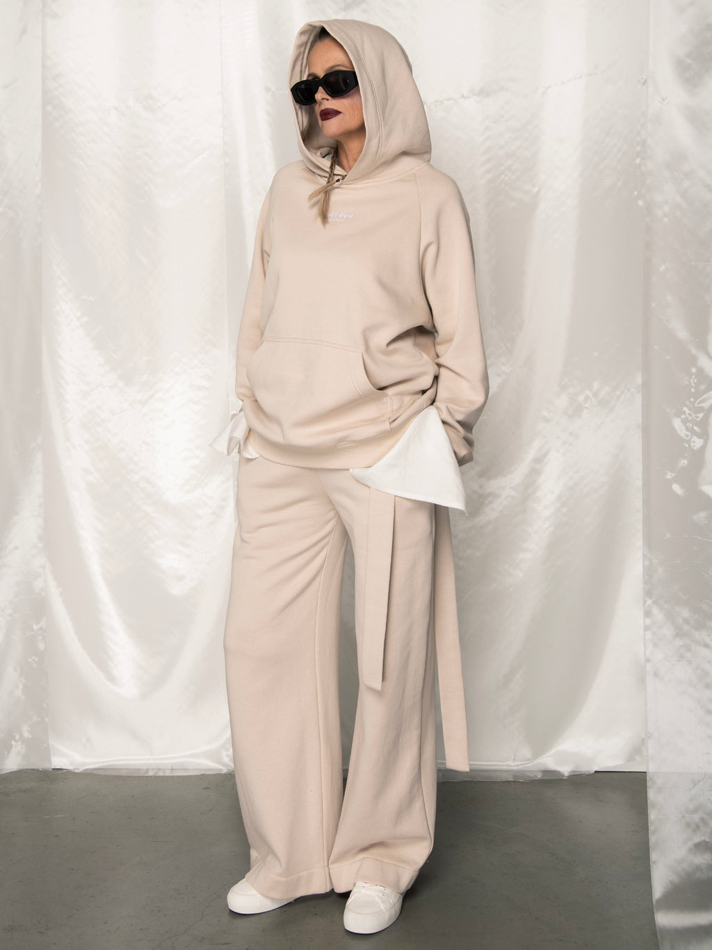 BAND JOGGER PANTS - BEIGE