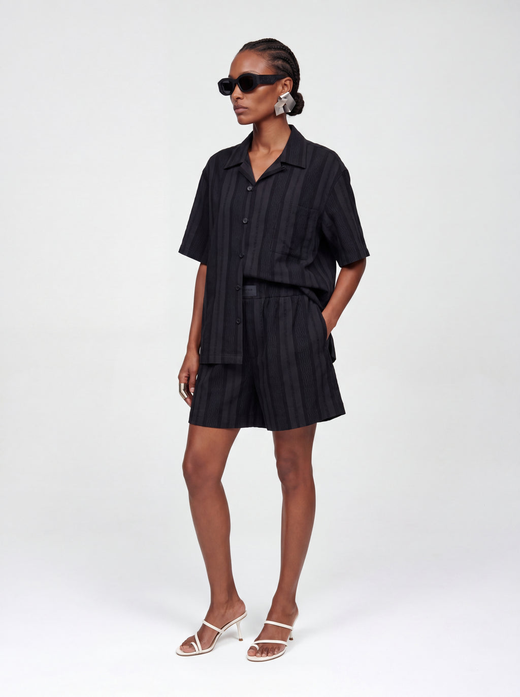 MAISH SHIRT - BLACK STRIPED