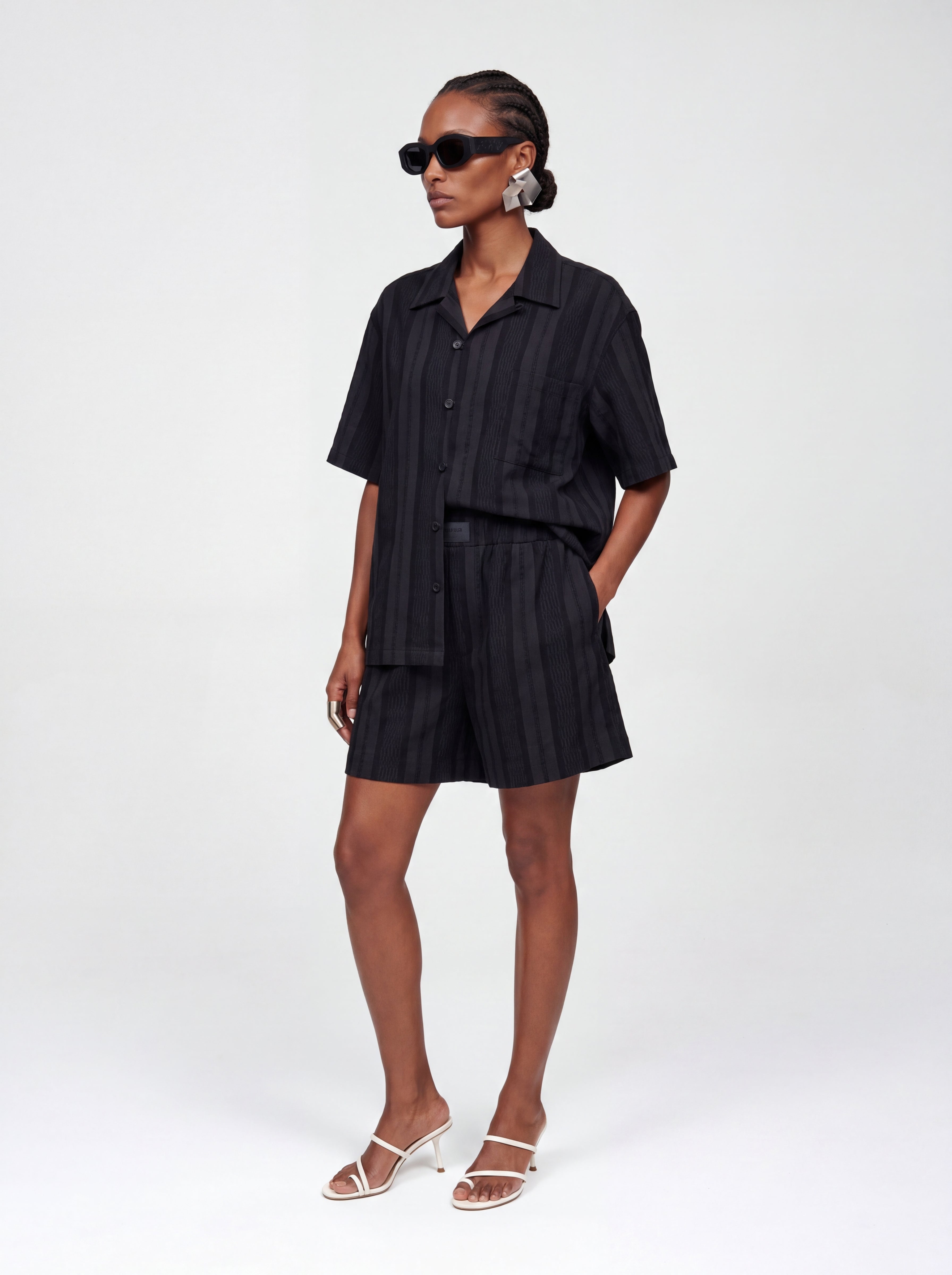 MAISH SHIRT - BLACK STRIPED