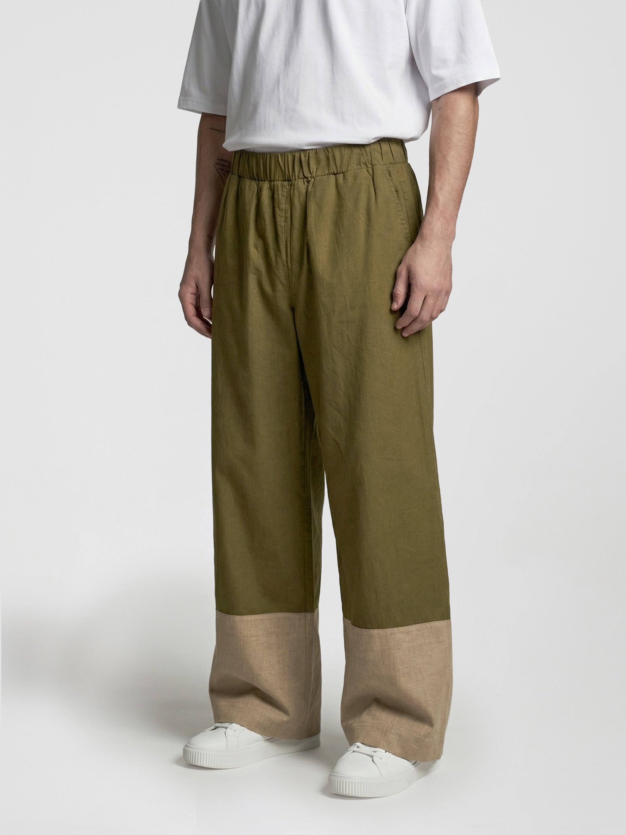HORIZON PANTS - GREEN TAN