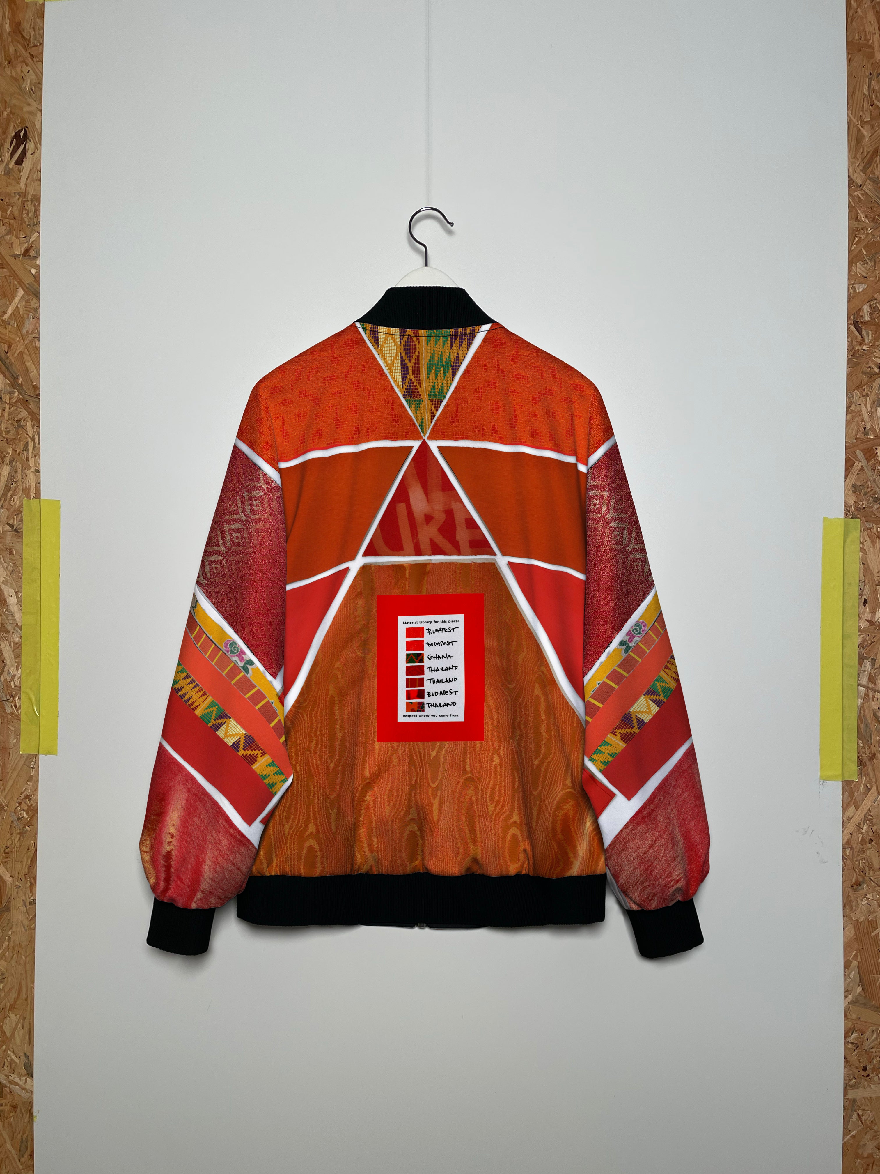 REP ALFA JACKET - WHITE + RED