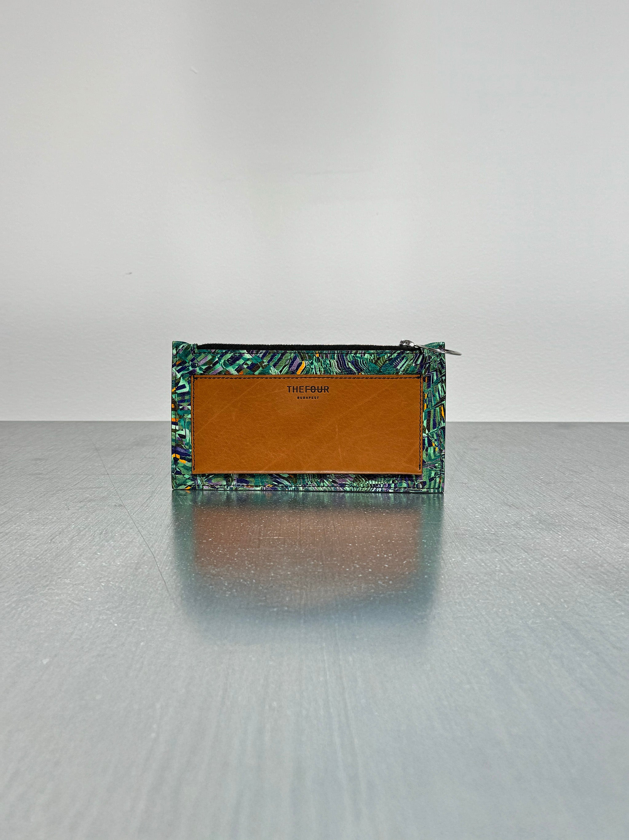SLICK SMALL POUCH - MULTICOLOR BROWN