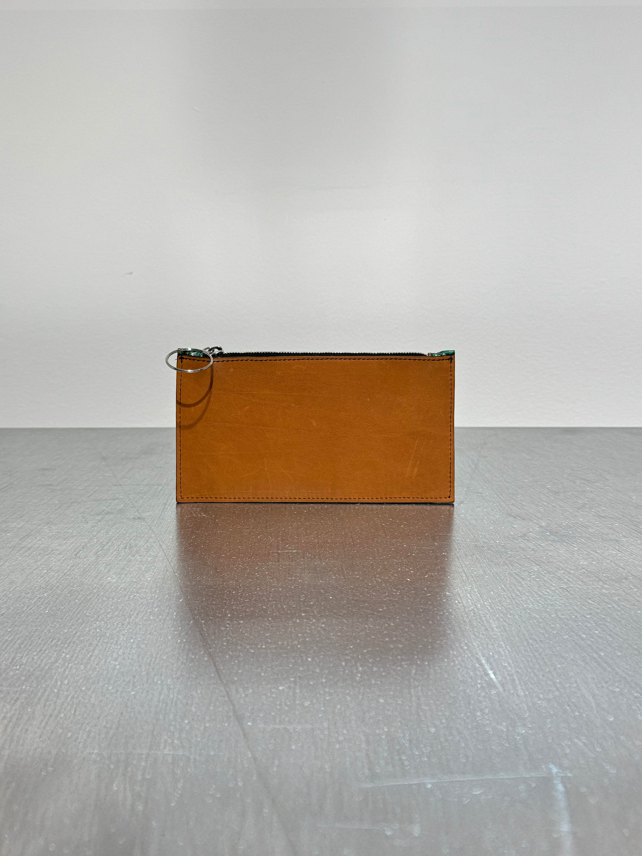 SLICK SMALL POUCH - MULTICOLOR BROWN