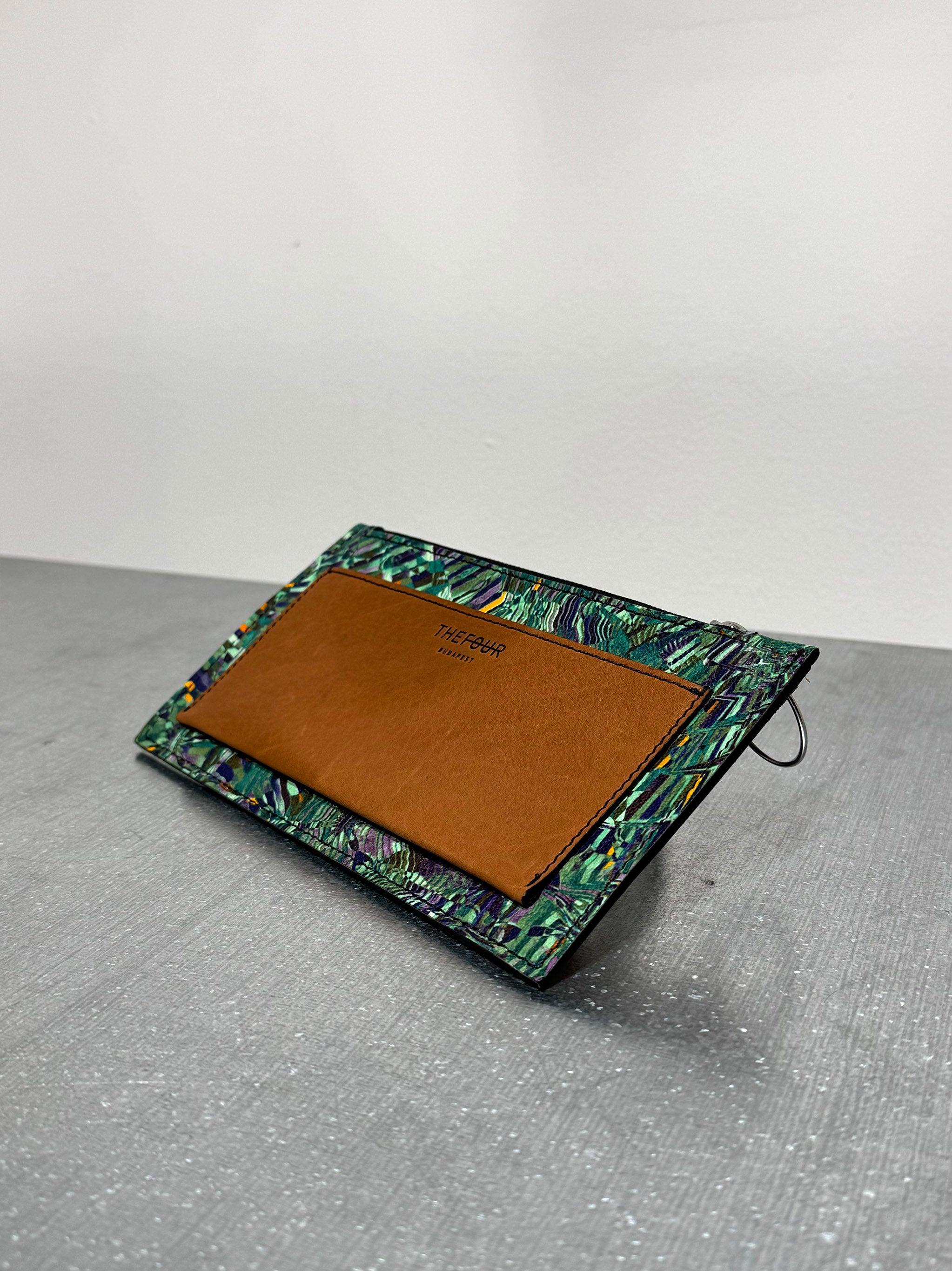 SLICK SMALL POUCH - MULTICOLOR BROWN