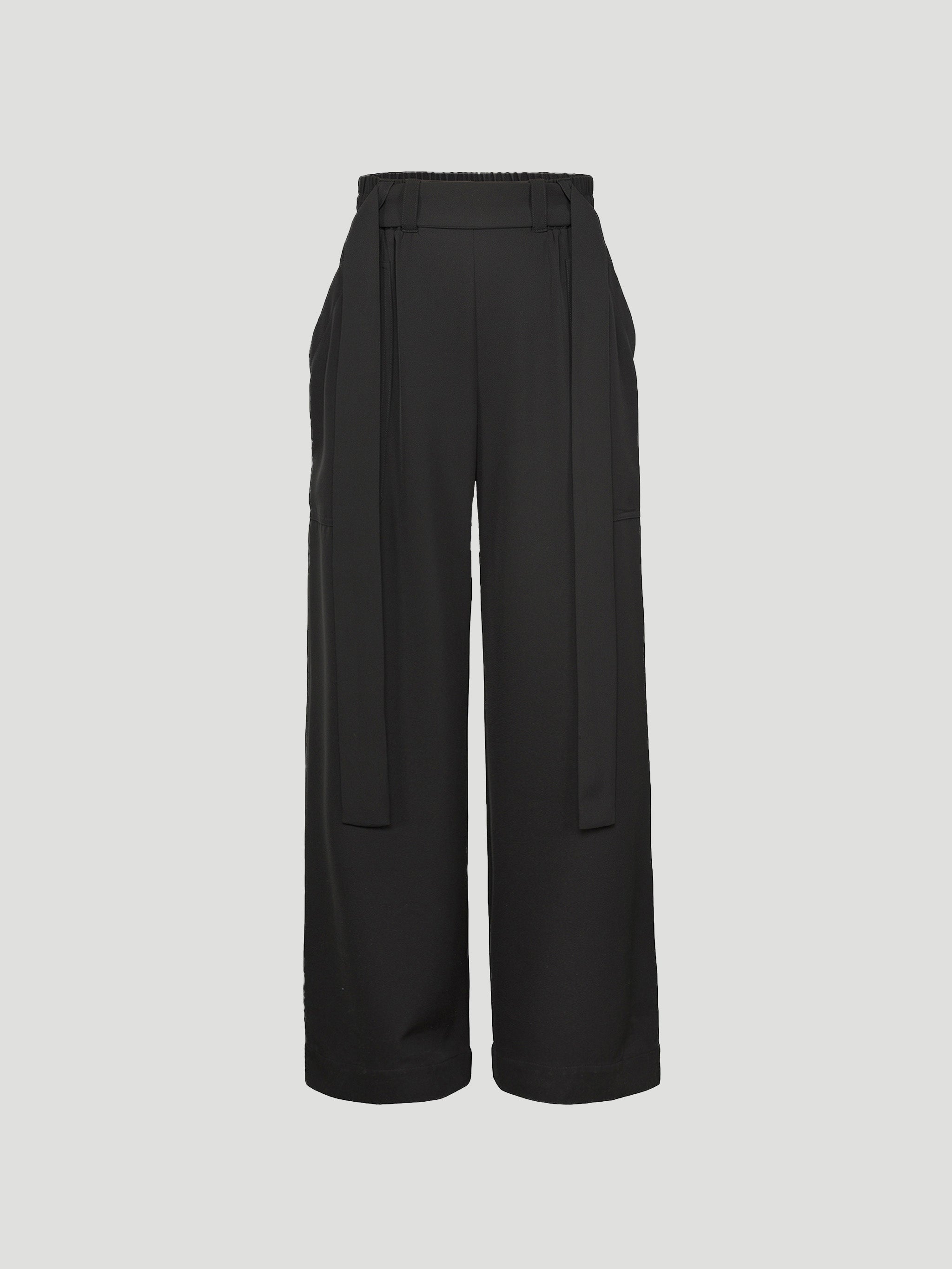 BAND PANTS - BLACK