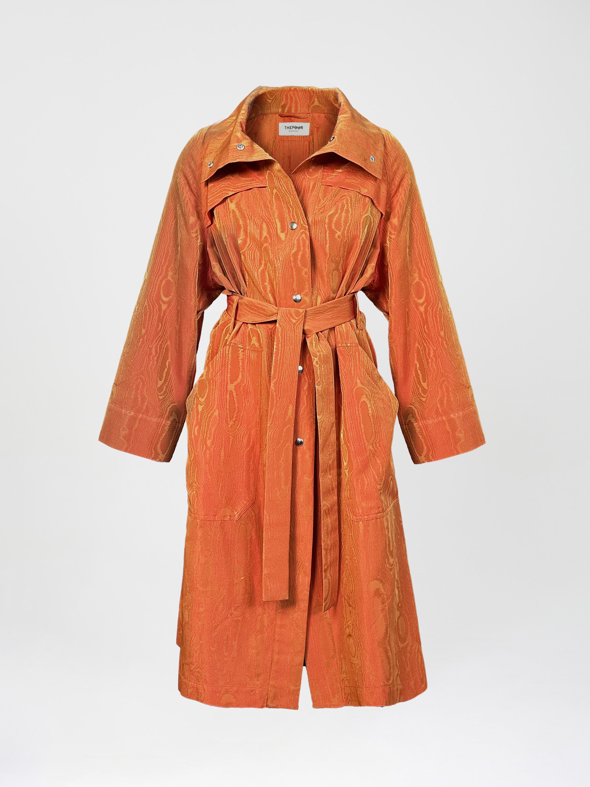 ORION TRENCH COAT - ORANGE
