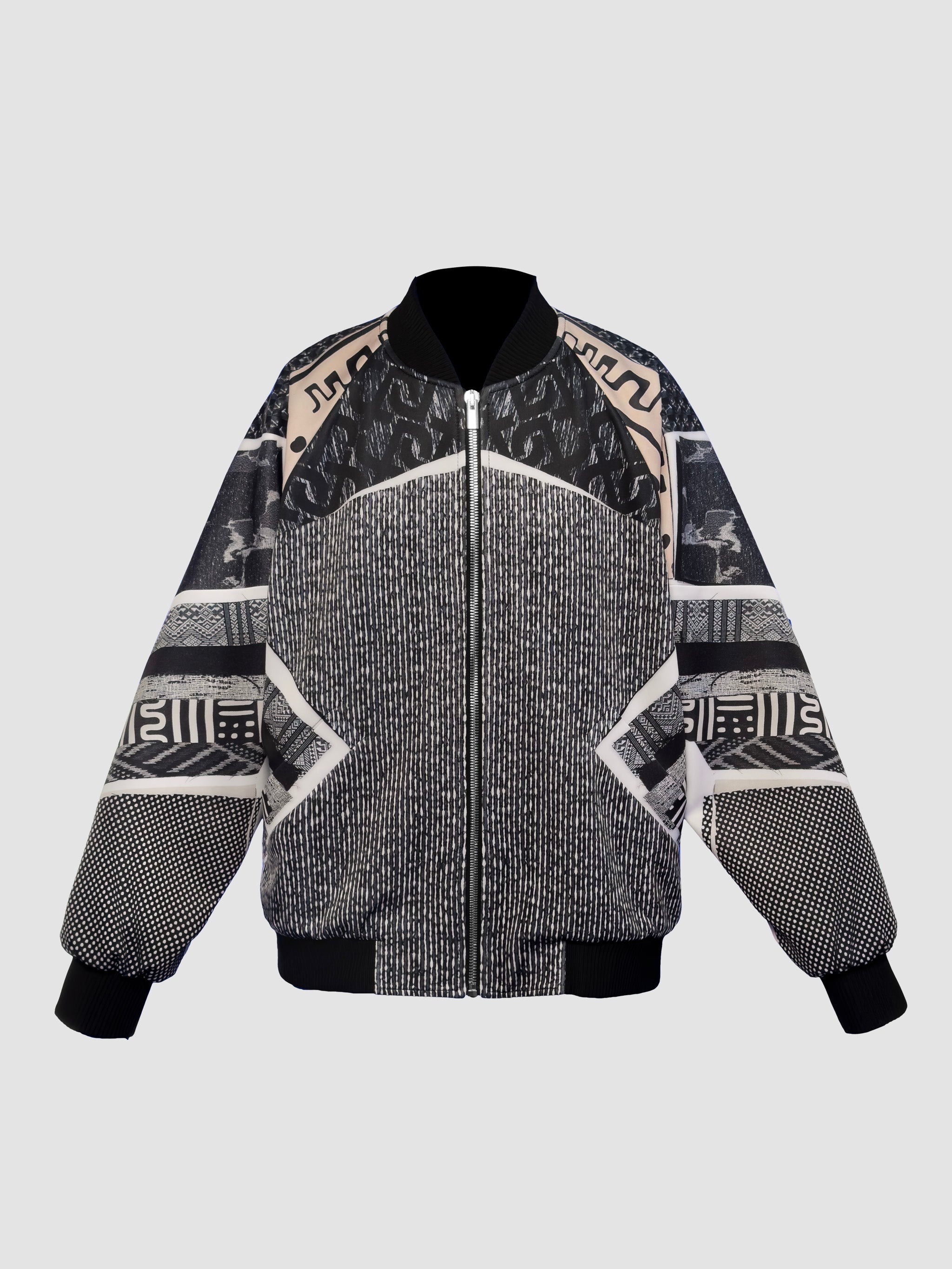 REP ALFA JACKET - BLACK + WHITE