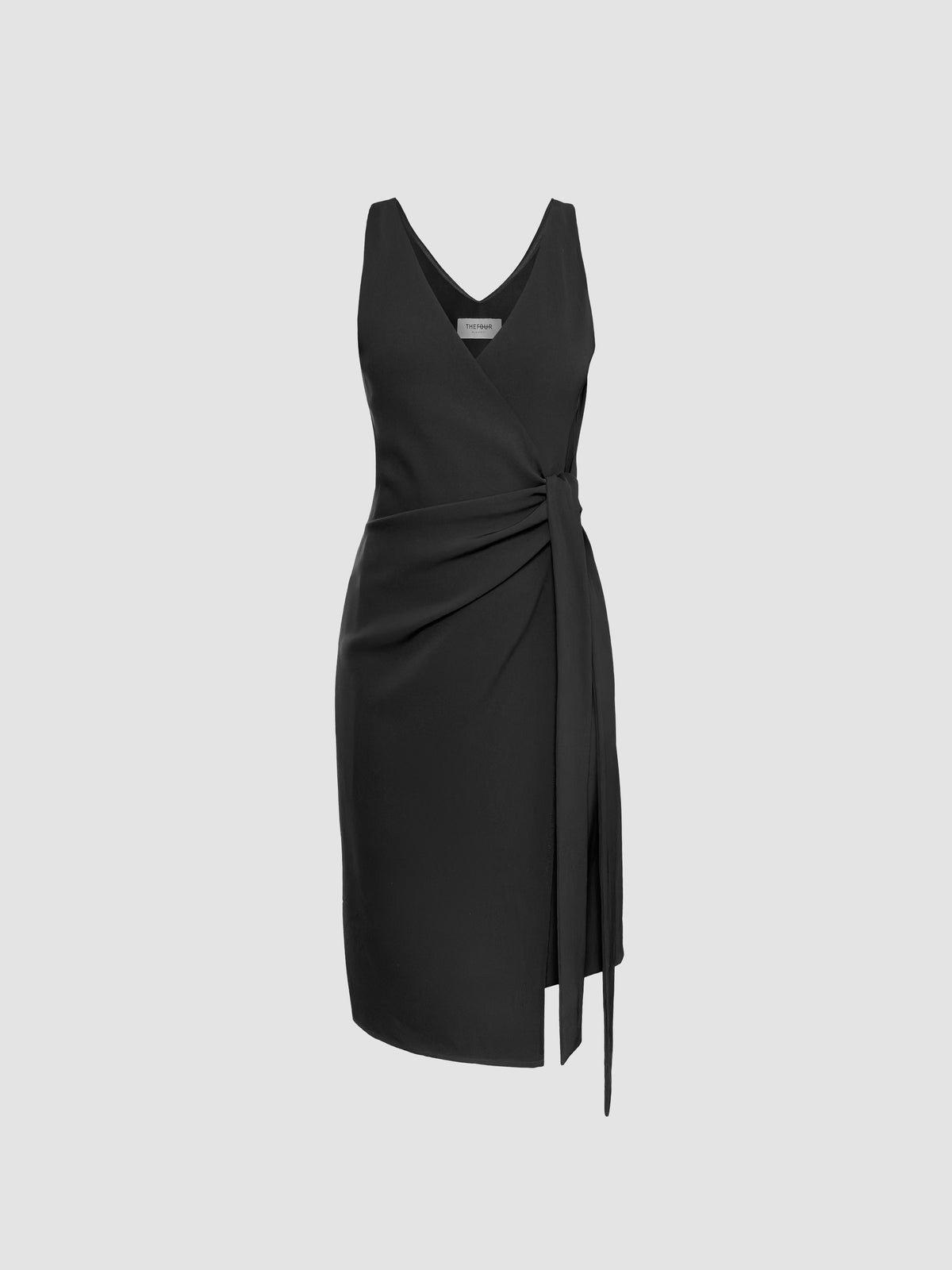 SID WRAP DRESS - BLACK