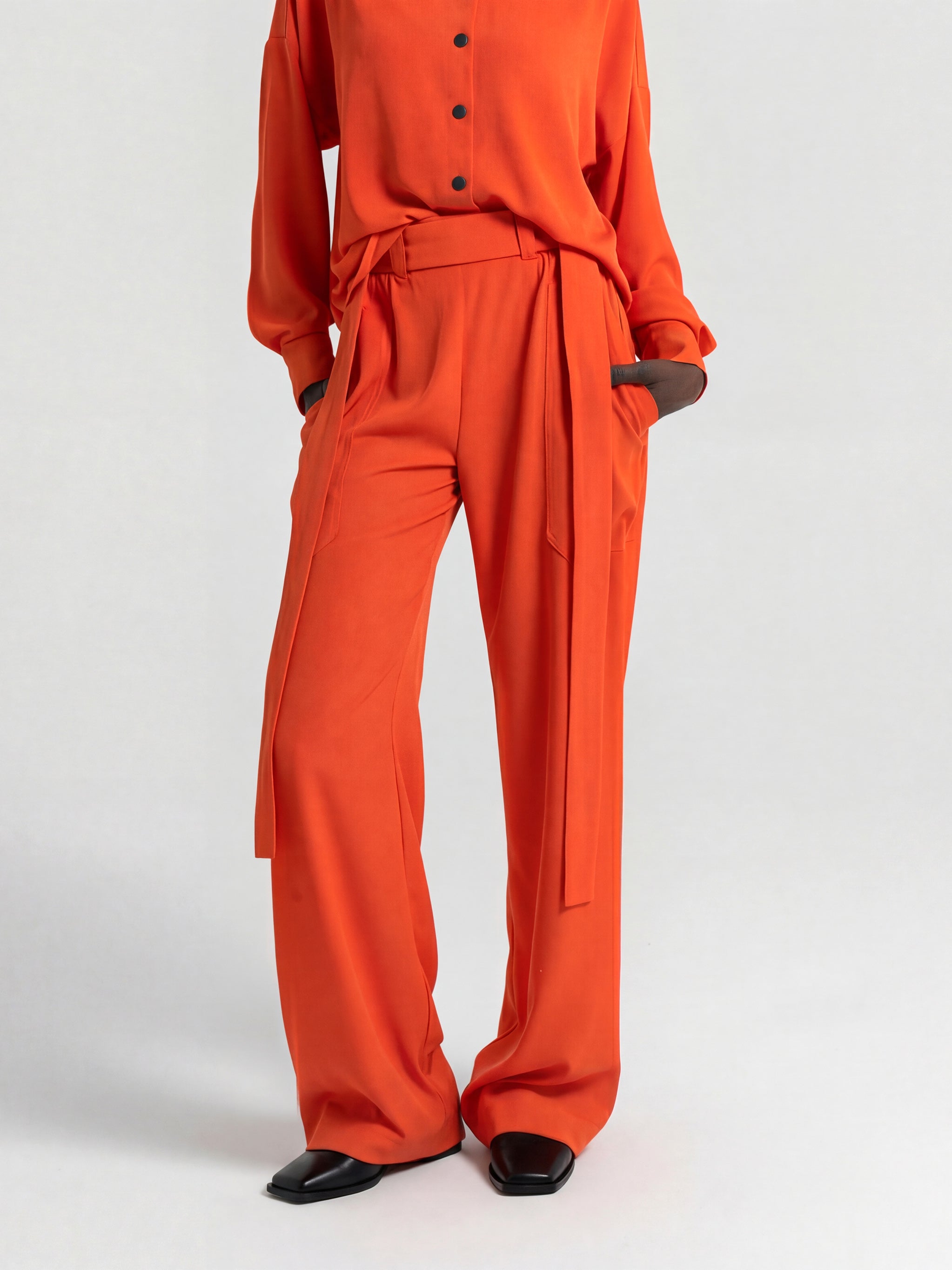 BAND PANTS - VIVID ORANGE