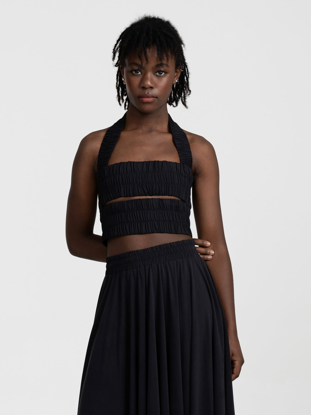 BAND TOP - ANTHRACITE