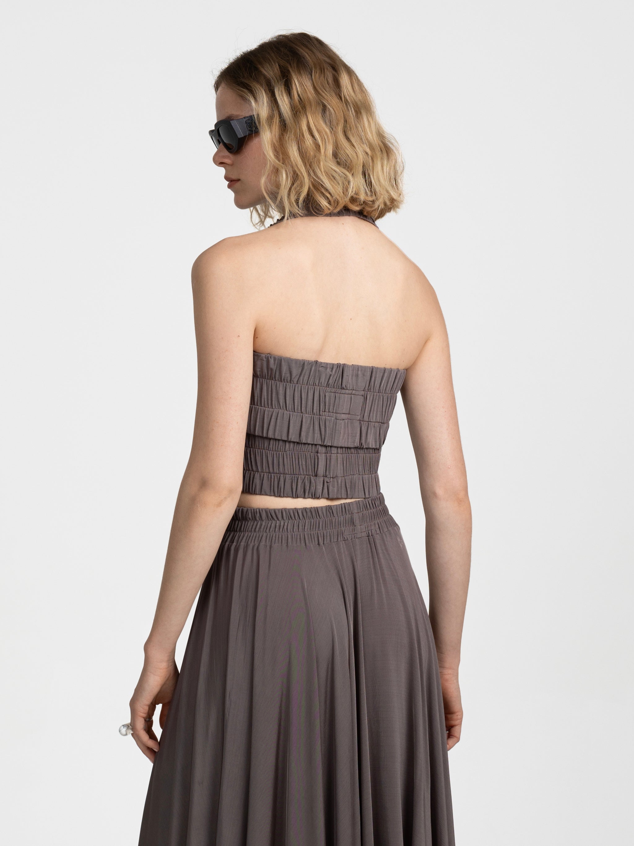 BAND TOP - TAUPE