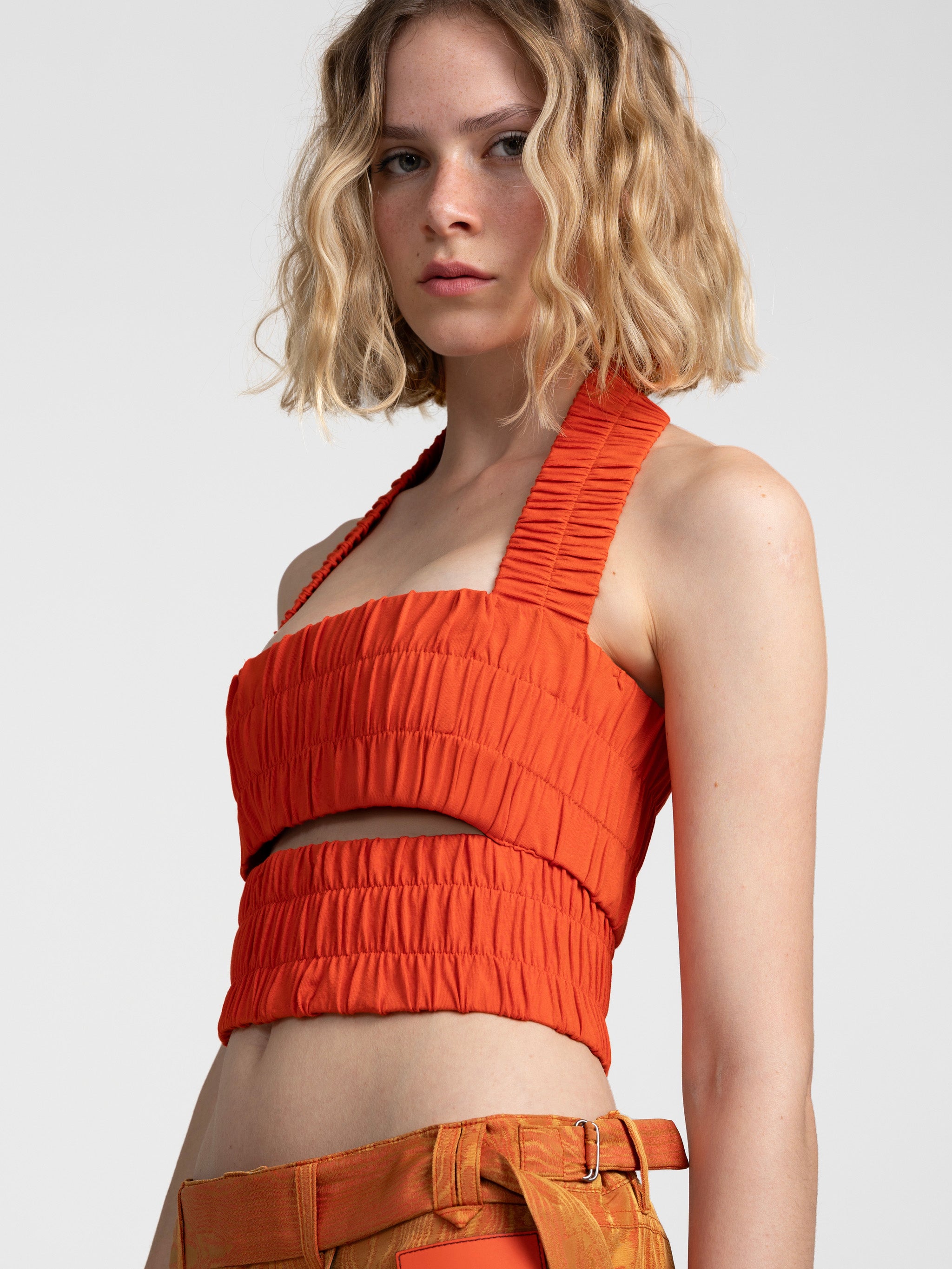 BAND TOP - VIVID ORANGE