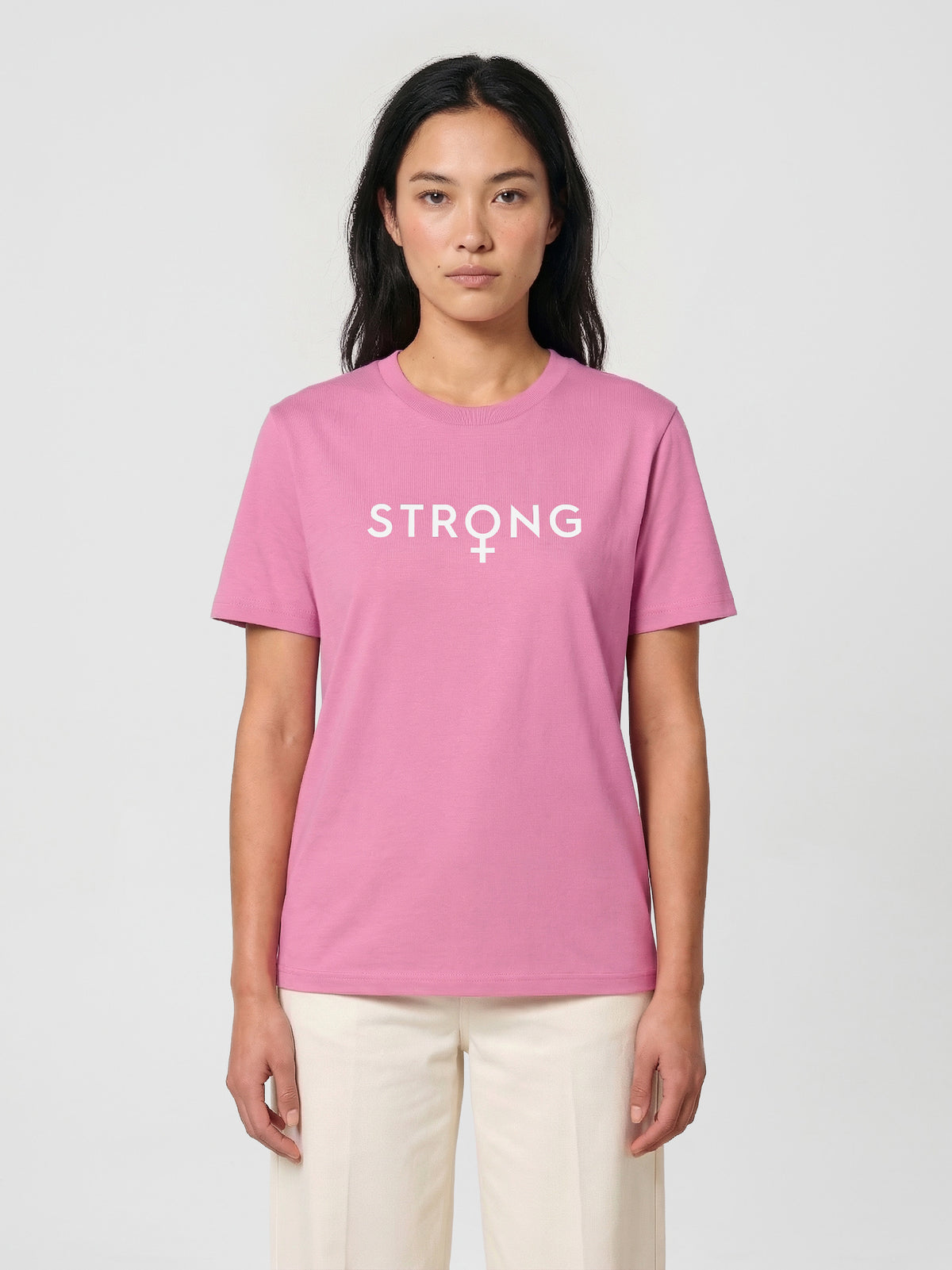 STRONG BASE T-SHIRT - ROSE