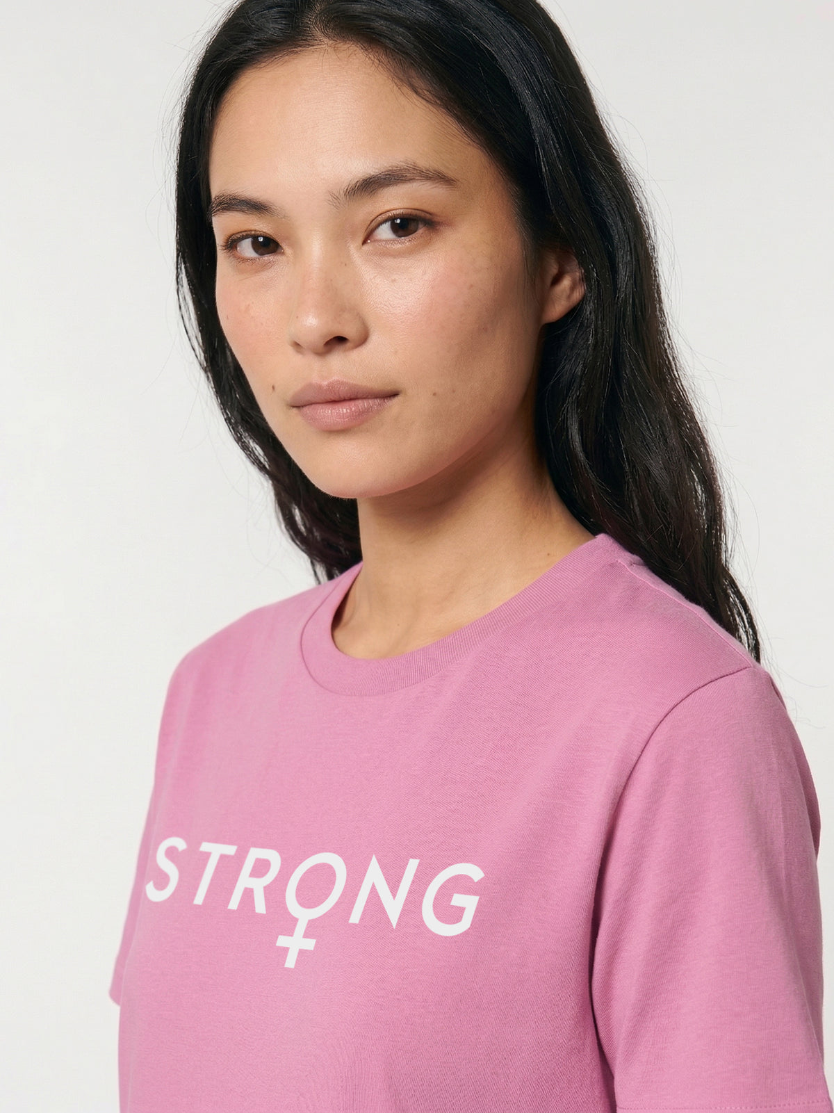 STRONG BASE T-SHIRT - ROSE