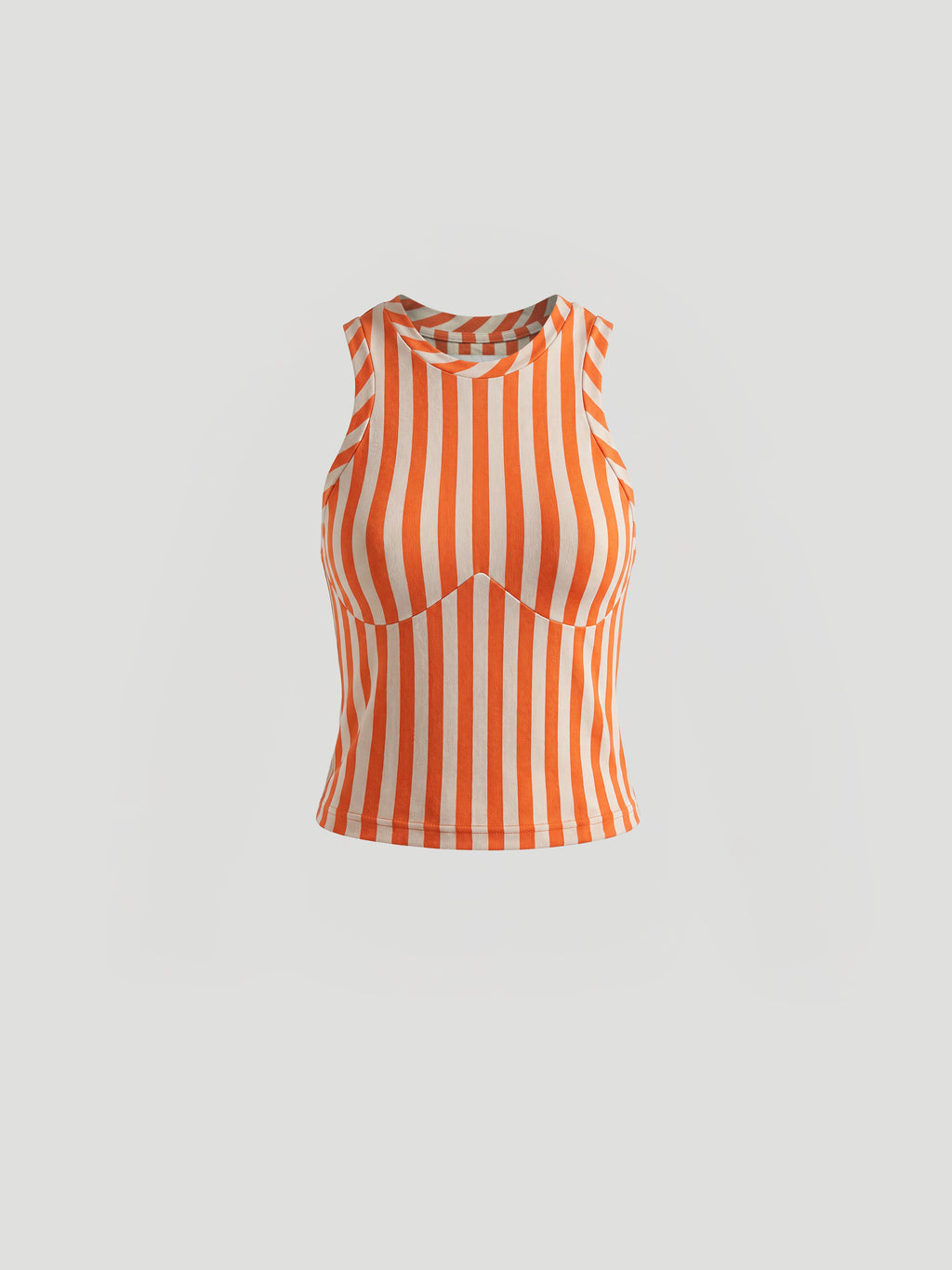 CONTOUR TANK TOP - BEIGE ORANGE