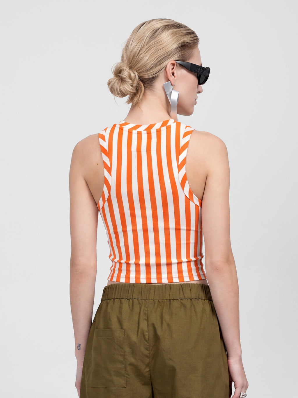 CONTOUR TANK TOP - BEIGE ORANGE